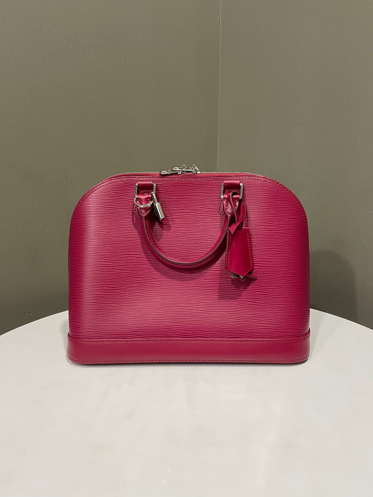 Louis Vuitton Alma BB Fuschia Epi Leather