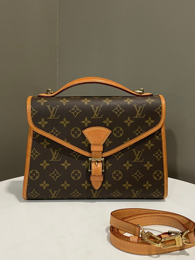 Louis Vuitton Bel Air Satchel Bag Classic Monogram