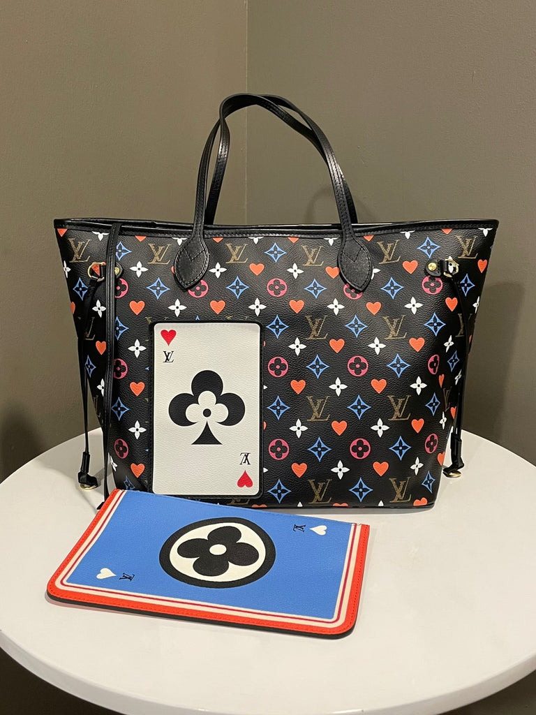 Louis Vuitton Game On Neverfull MM Black / Multicolor Monogram
