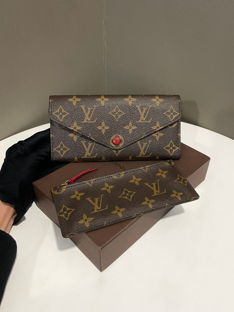 Louis Vuitton Josephine Pochette Wallet Monogram Rouge