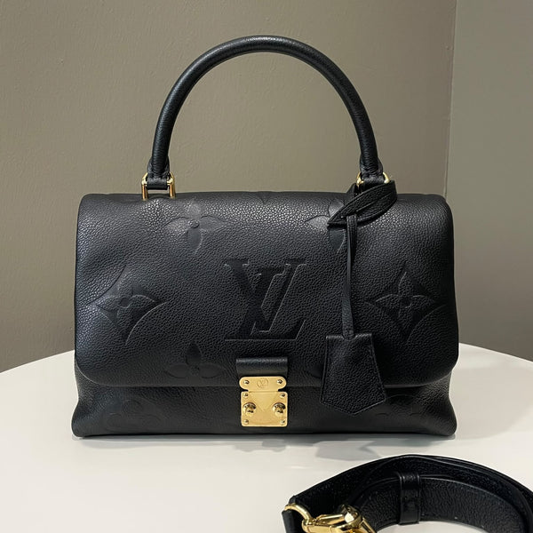 Louis Vuitton Madeleine MM Black Monogram Empreinte
