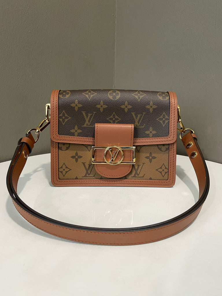 Louis Vuitton Mini Dauphine Bag Reverse Monogram