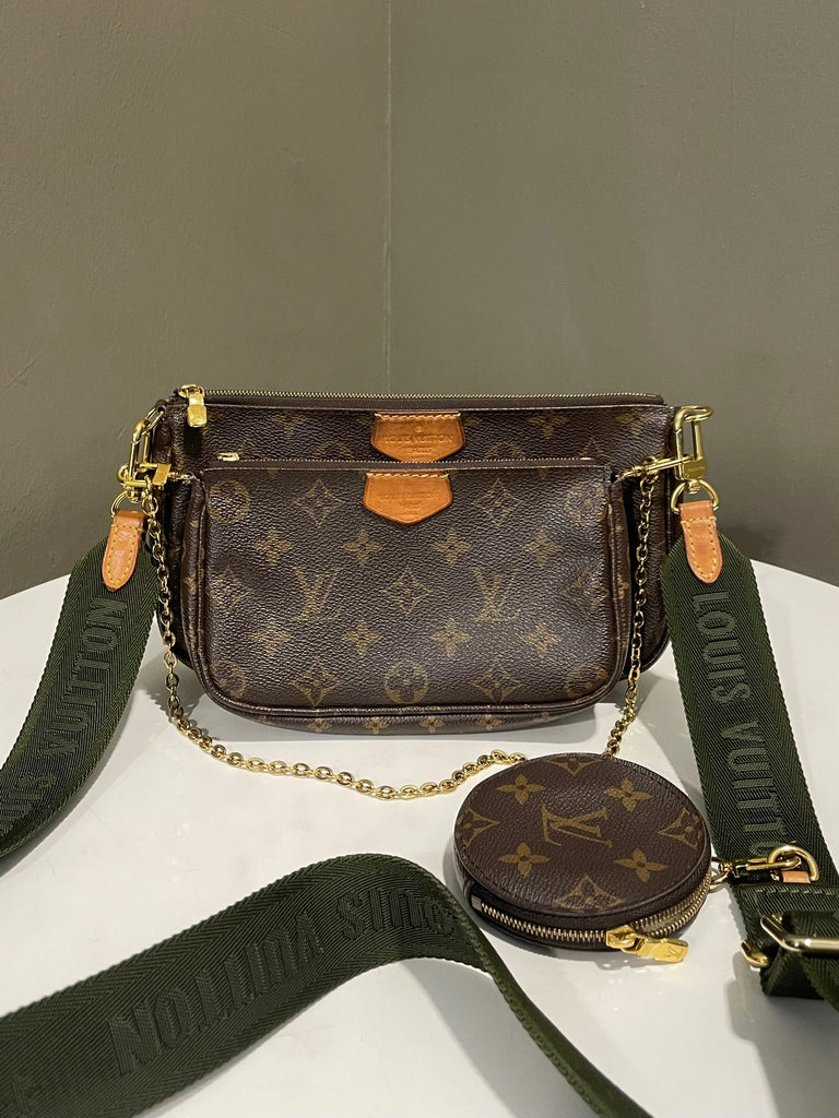 Louis Vuitton Multi Pochette Accessories Khaki Monogram
