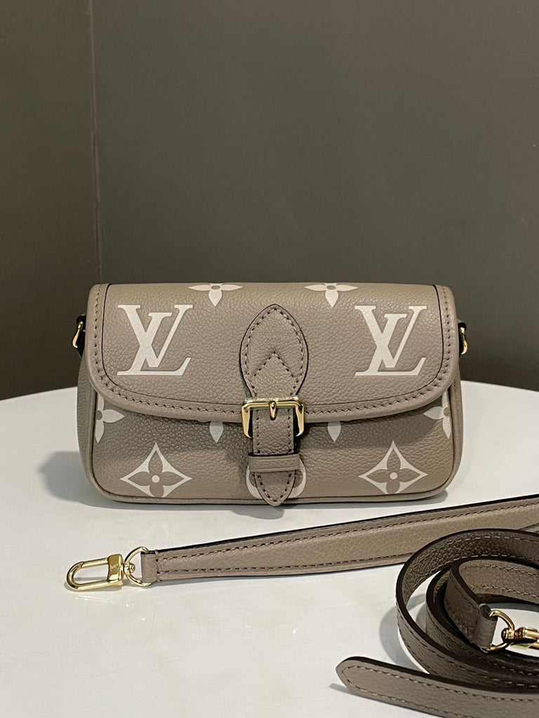 Louis Vuitton Nano Diane Bag Bicolour Monogram Empreinte Leather