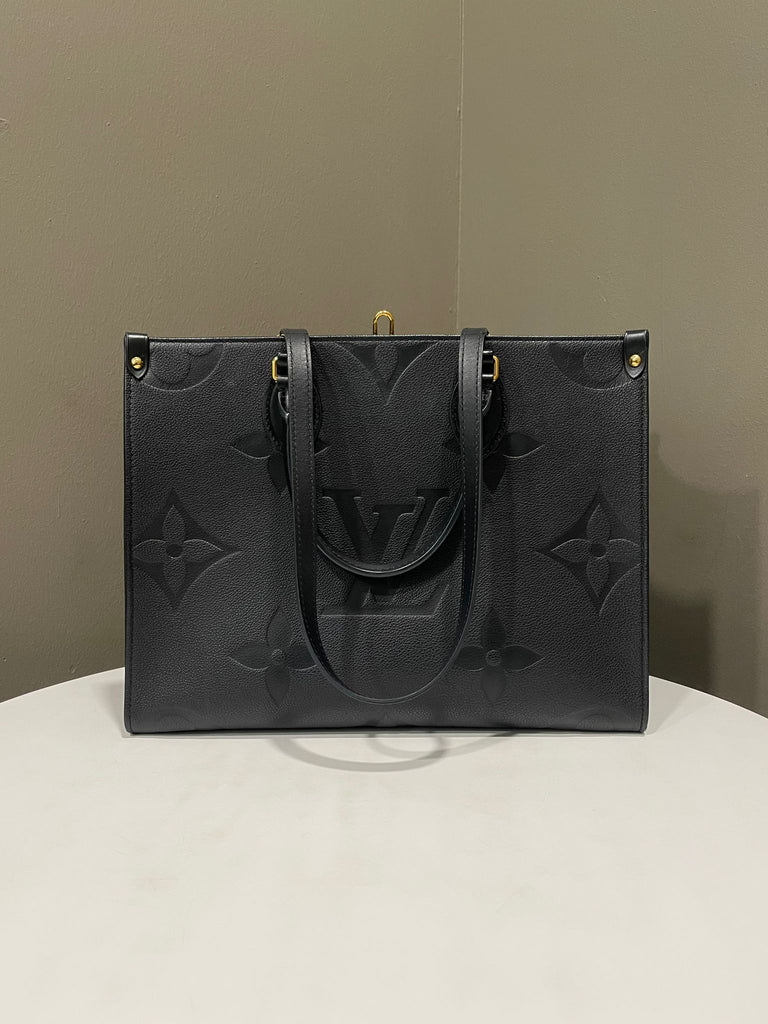 Louis Vuitton On The Go MM Black Monogram Empreinte