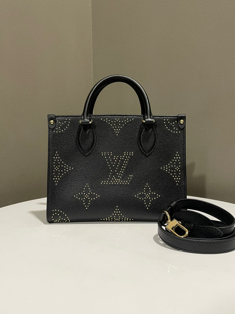 Louis Vuitton Onthego PM Black Empreinte