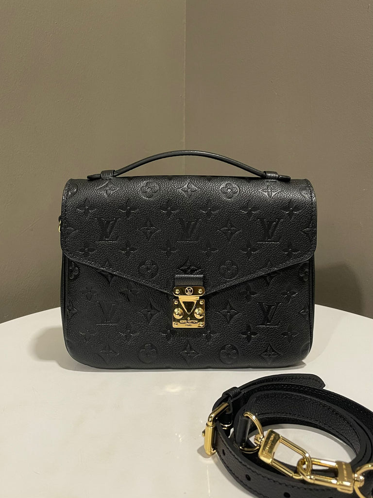 Louis Vuitton Pochette Metis Black Empreinte