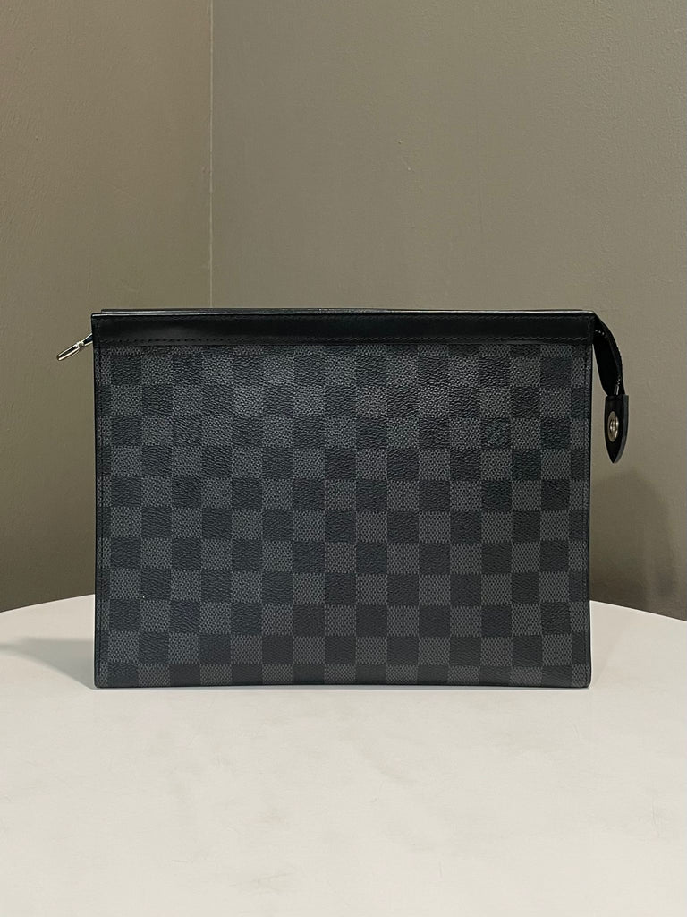 Louis Vuitton Pochette Voyage Damier Graphite Coated Canvas