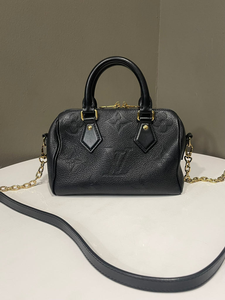 Louis Vuitton Speedy Bandoulière 20 Monogram Empreinte Leather