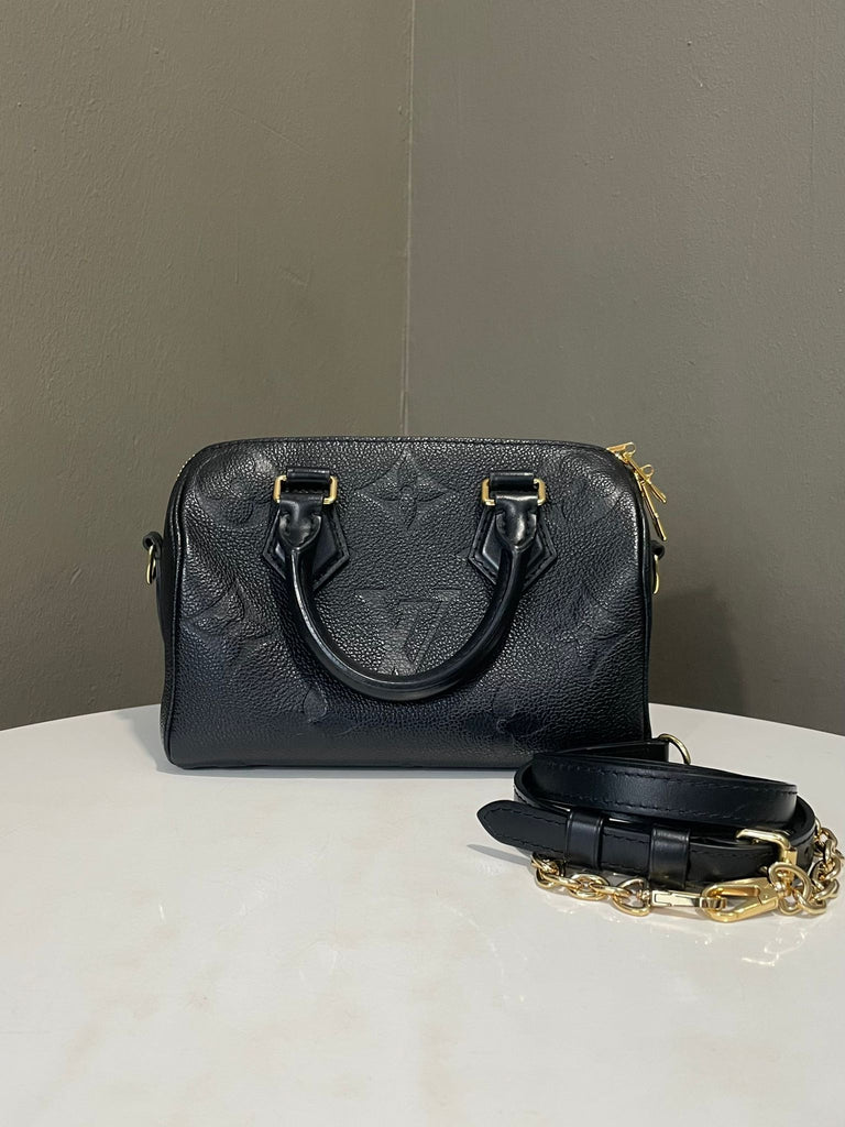 Louis Vuitton Speedy Bandoulière 20 Monogram Empreinte Leather