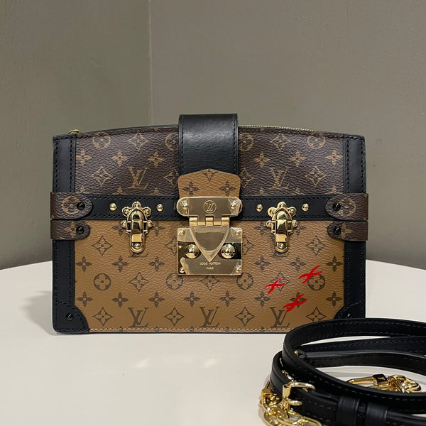 Louis Vuitton Trunk Clutch Reverse Monogram Canvas