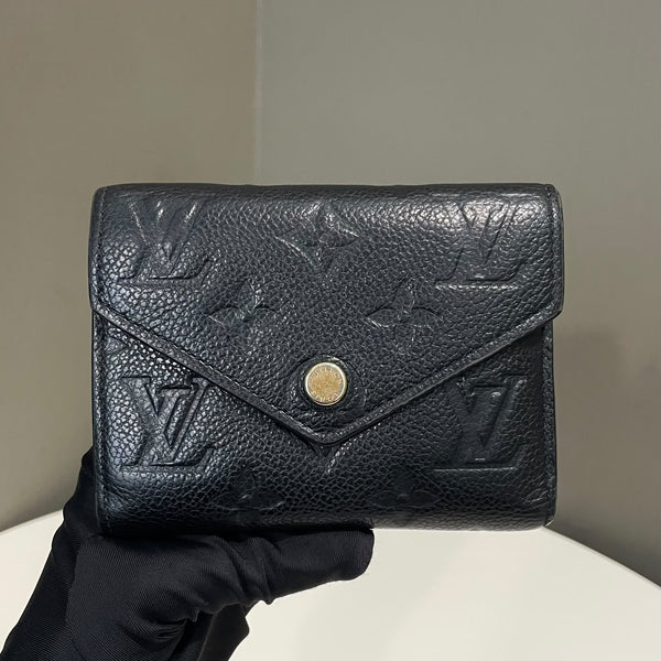 Louis Vuitton Victorine Wallet
Black Empreinte leather