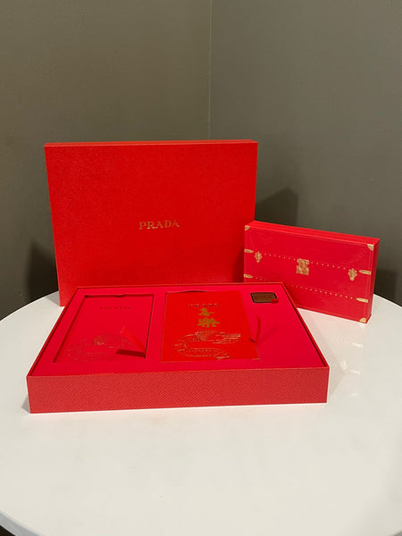 Louis Vuitton & Prada Lunar VIP Red Packet Gift Box (set of 2