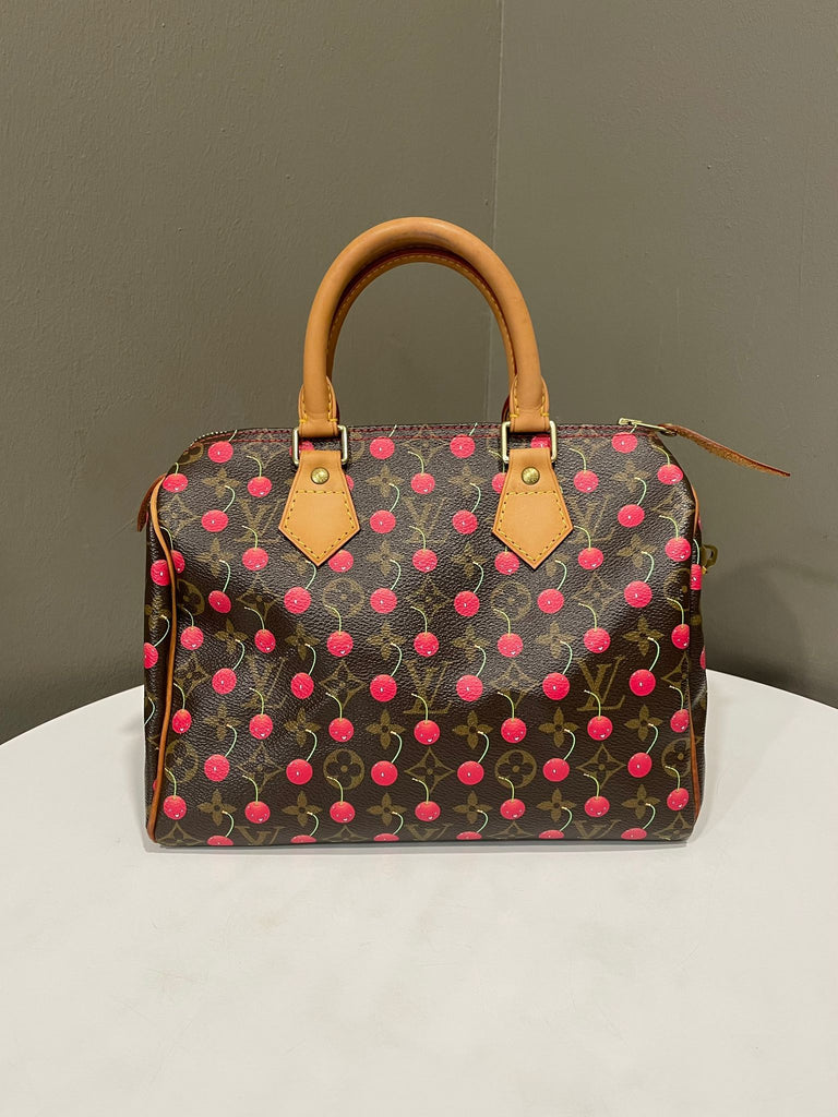 Louis Vuitton x Takashi Murakami Speedy 25 Cherry Monogram