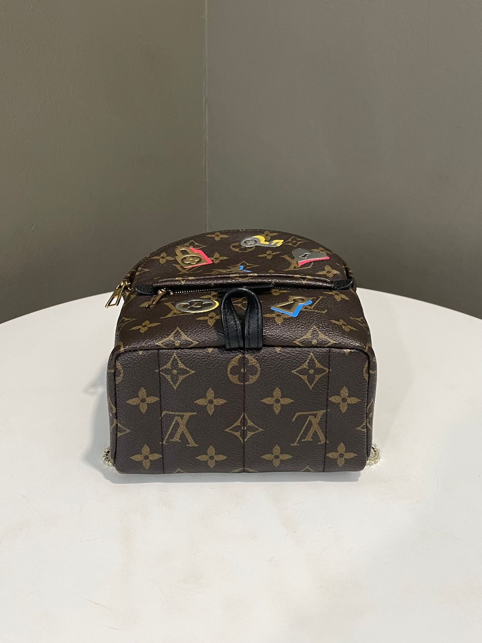 authentic louis vuitton mini backpack Louis Vuitton Love Lock Palm Spring Mini Backpack Classic Monogram – LOVELOTSLUXURY