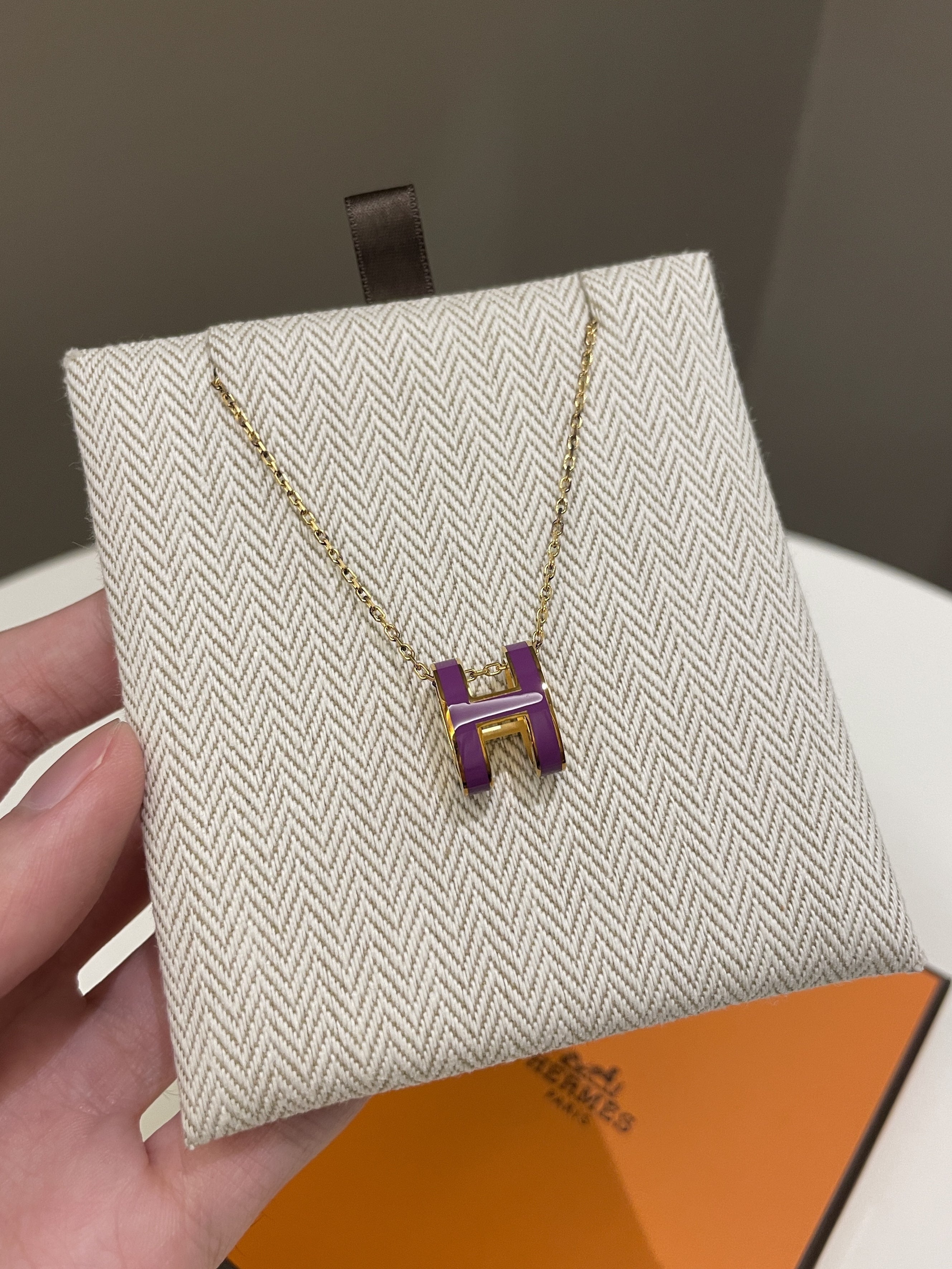 Hermes Pop H Necklace Anemone