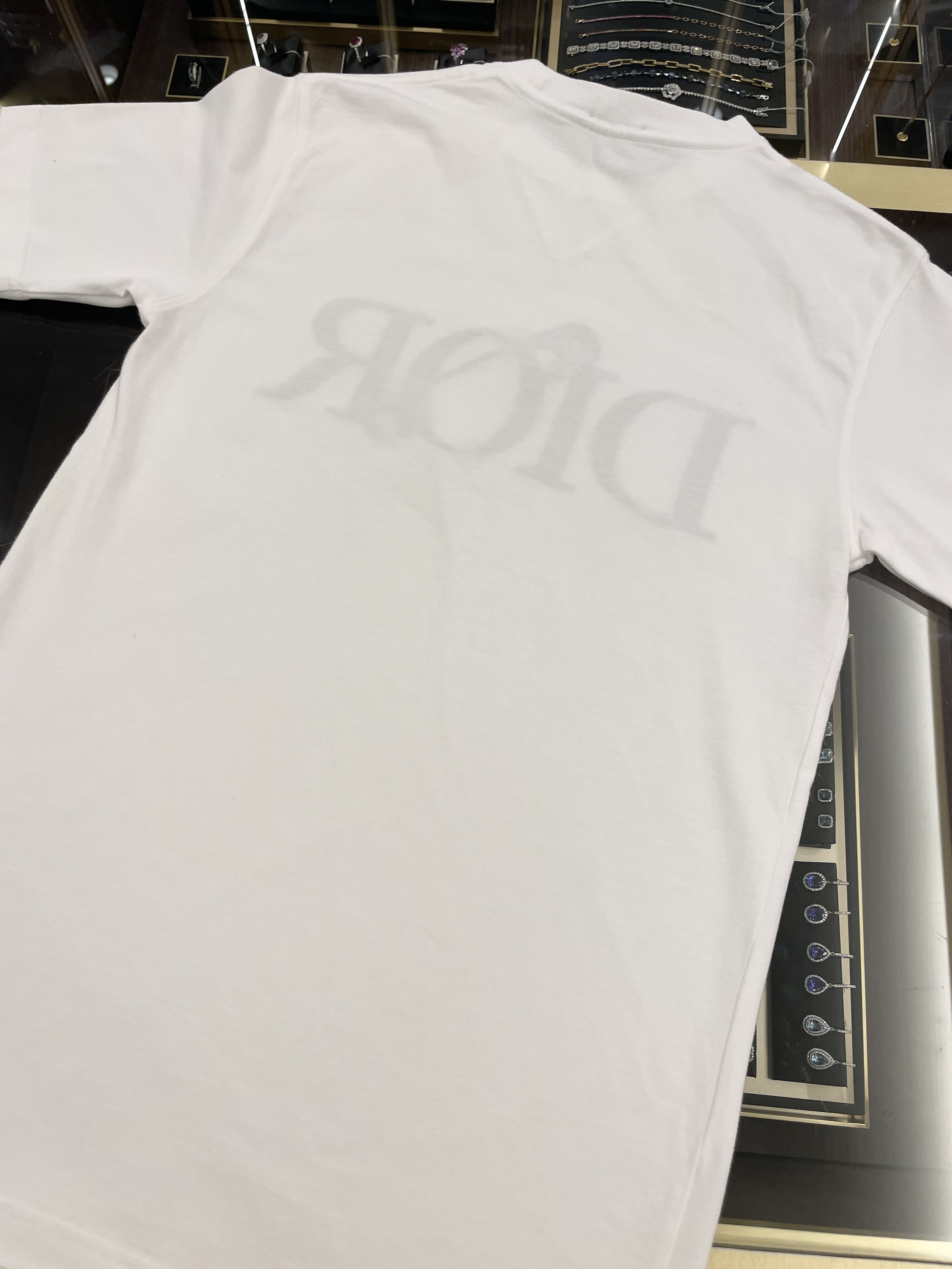 Dior T-Shirt White Embroidered Cotton
