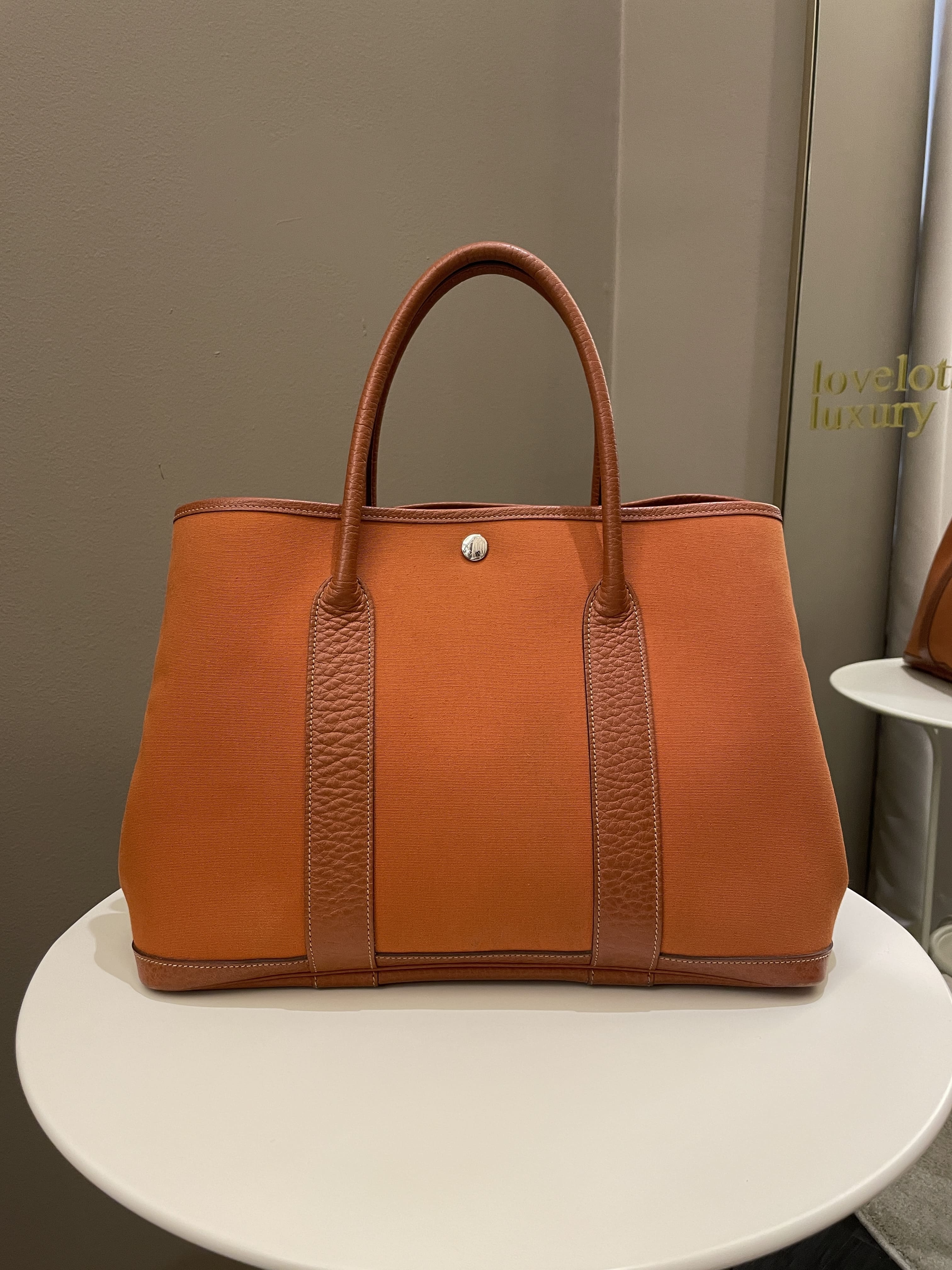 Hermes Garden Party Full Leather size 36 (Gold color), Luxury