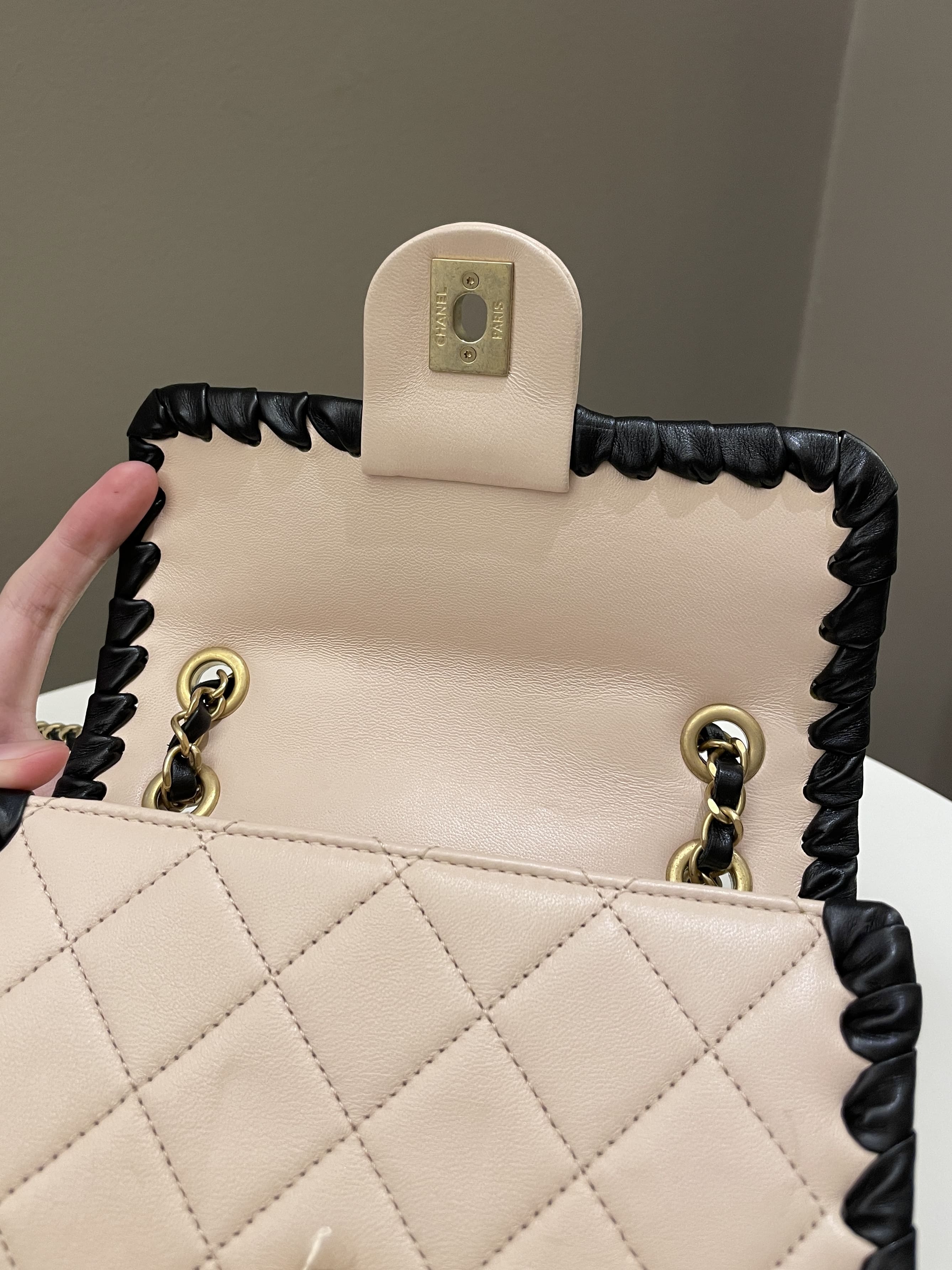 CHANEL WHIPSTITCH FLAP BAG
