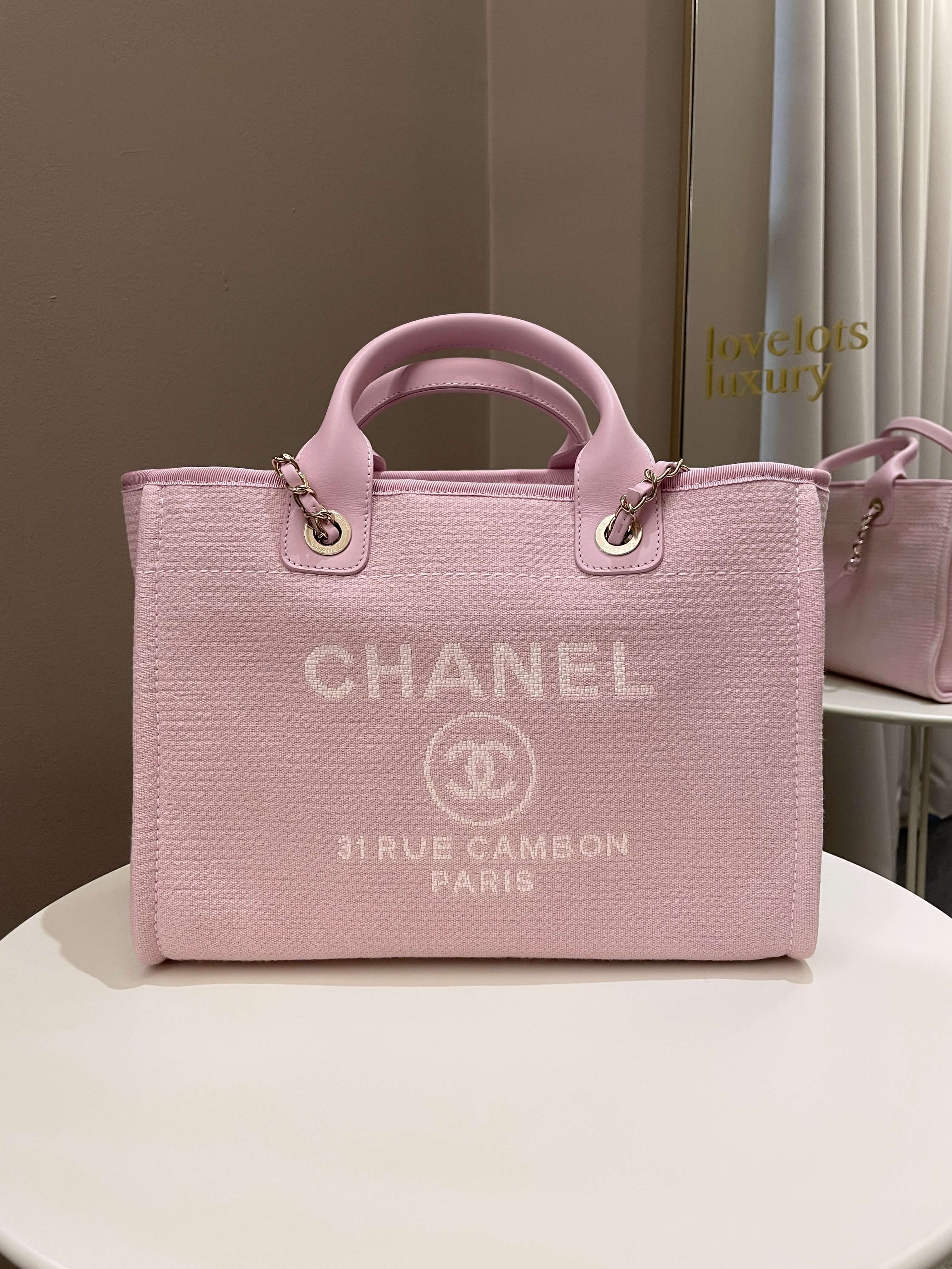 Chanel 22B Deauville Shopper Tote Sweet Pink – ＬＯＶＥＬＯＴＳＬＵＸＵＲＹ