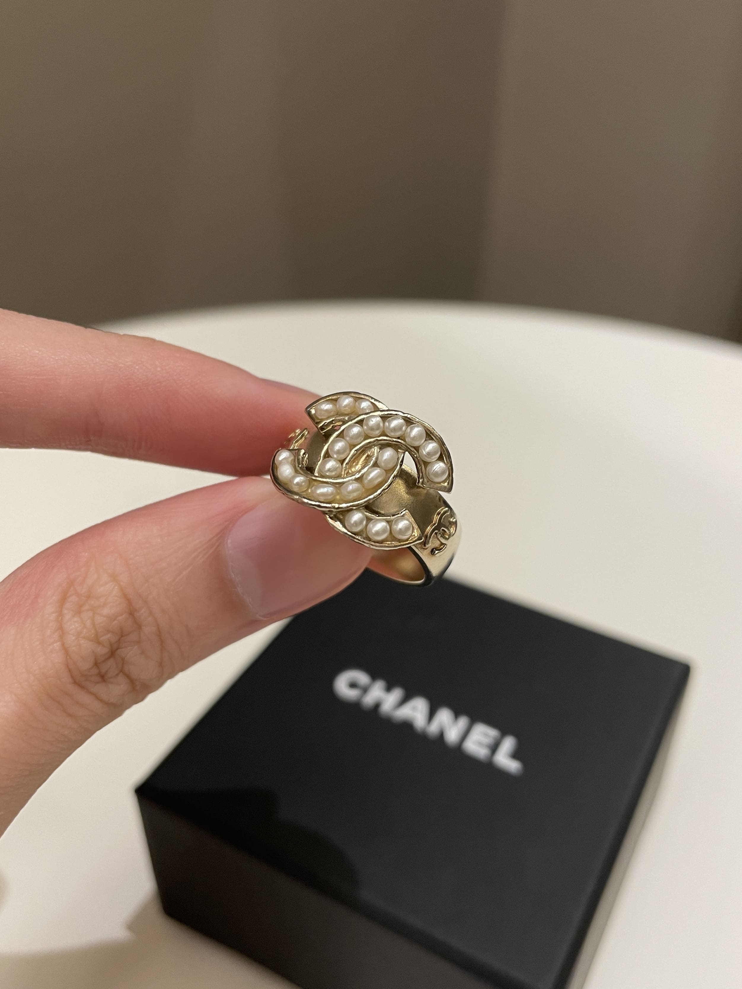 Chanel Logo Ring  Etsy