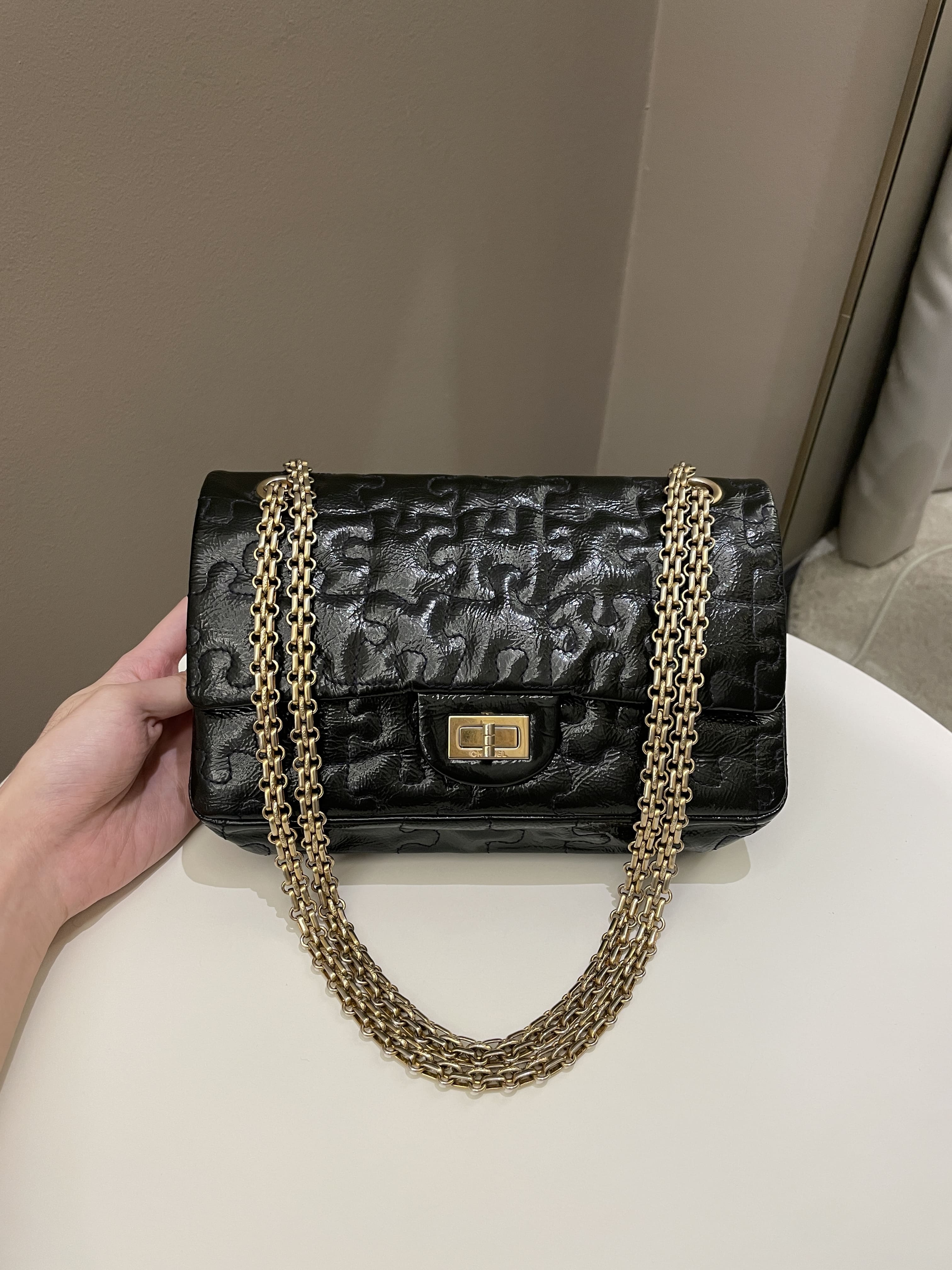 Snag the Latest CHANEL Blue Patent Bags & Handbags for Women with Fast and  Free Shipping. Authenticity Guaranteed on Designer Handbags $500+ at .