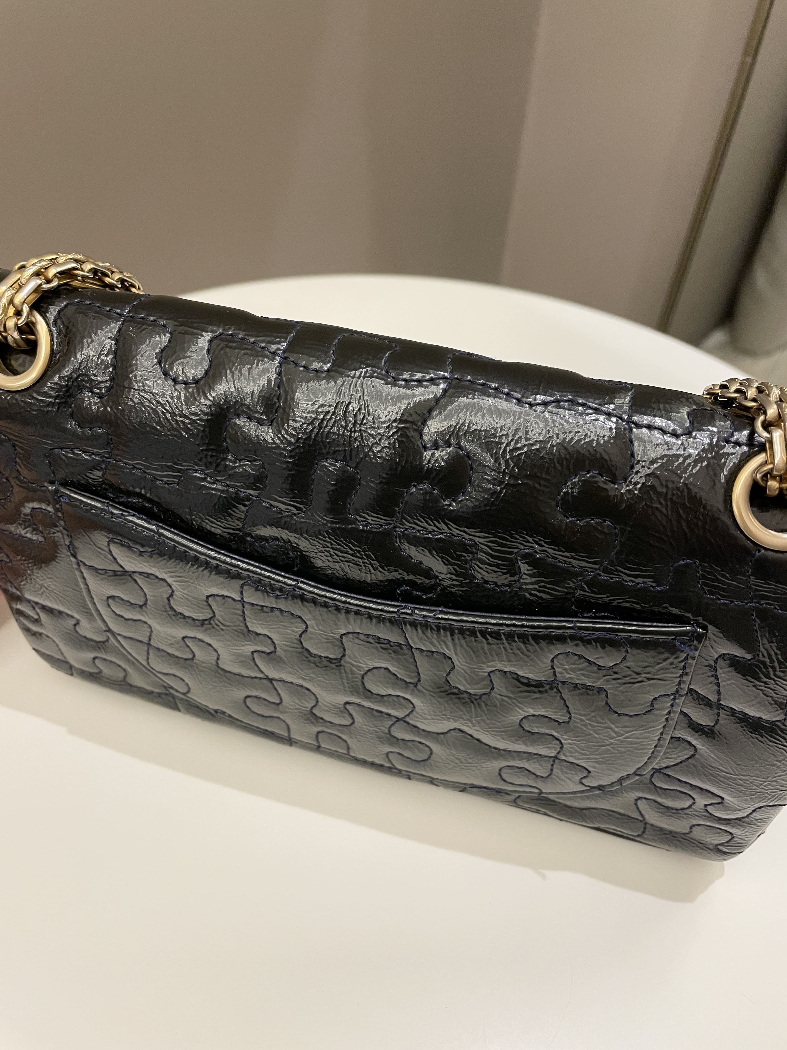 Chanel Vip gift clutch Black Polyamide ref.75792 - Joli Closet