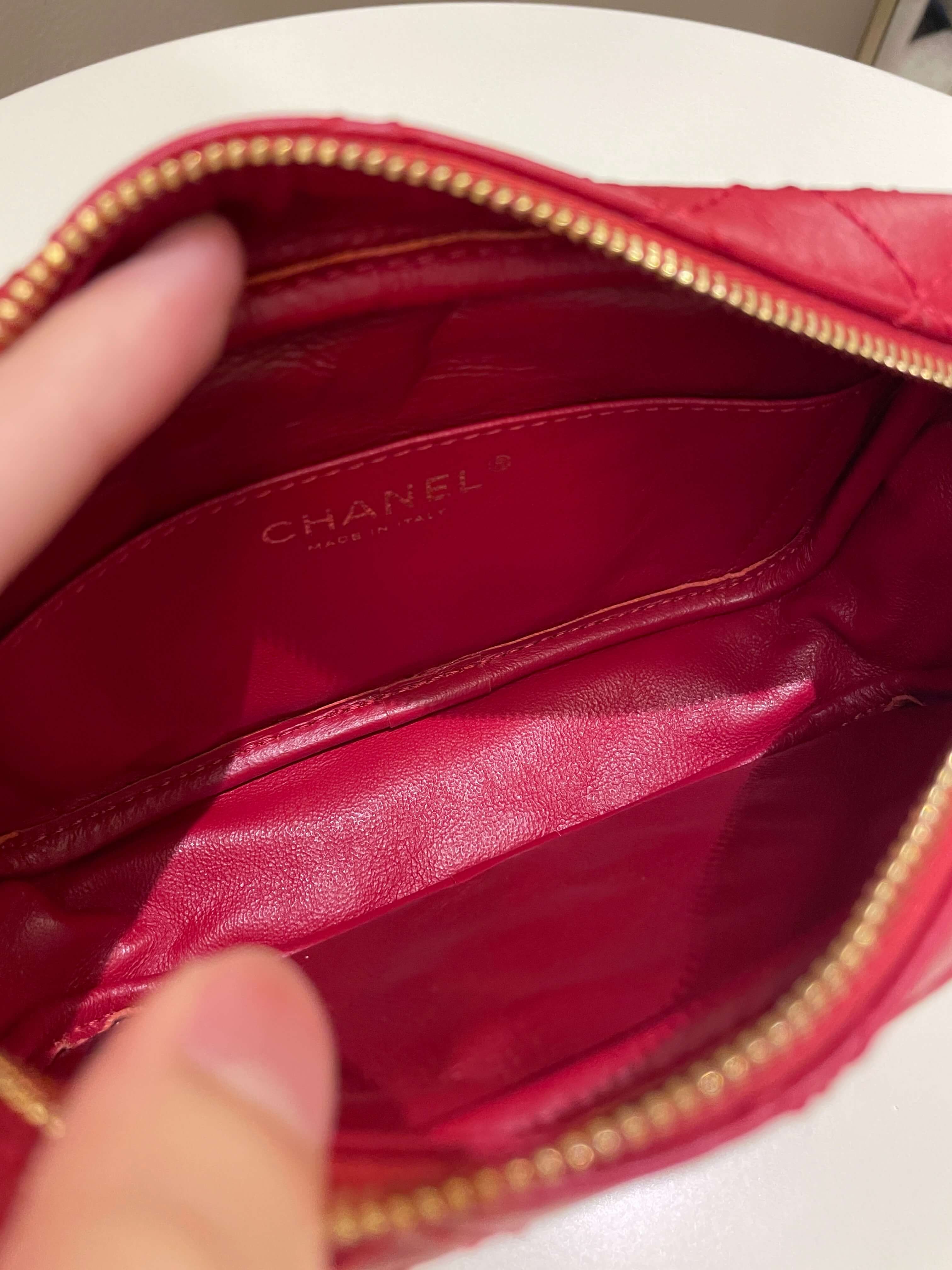 Chanel Quilted 2.55 Reissue Camera Bag Red Aged Calfskin
