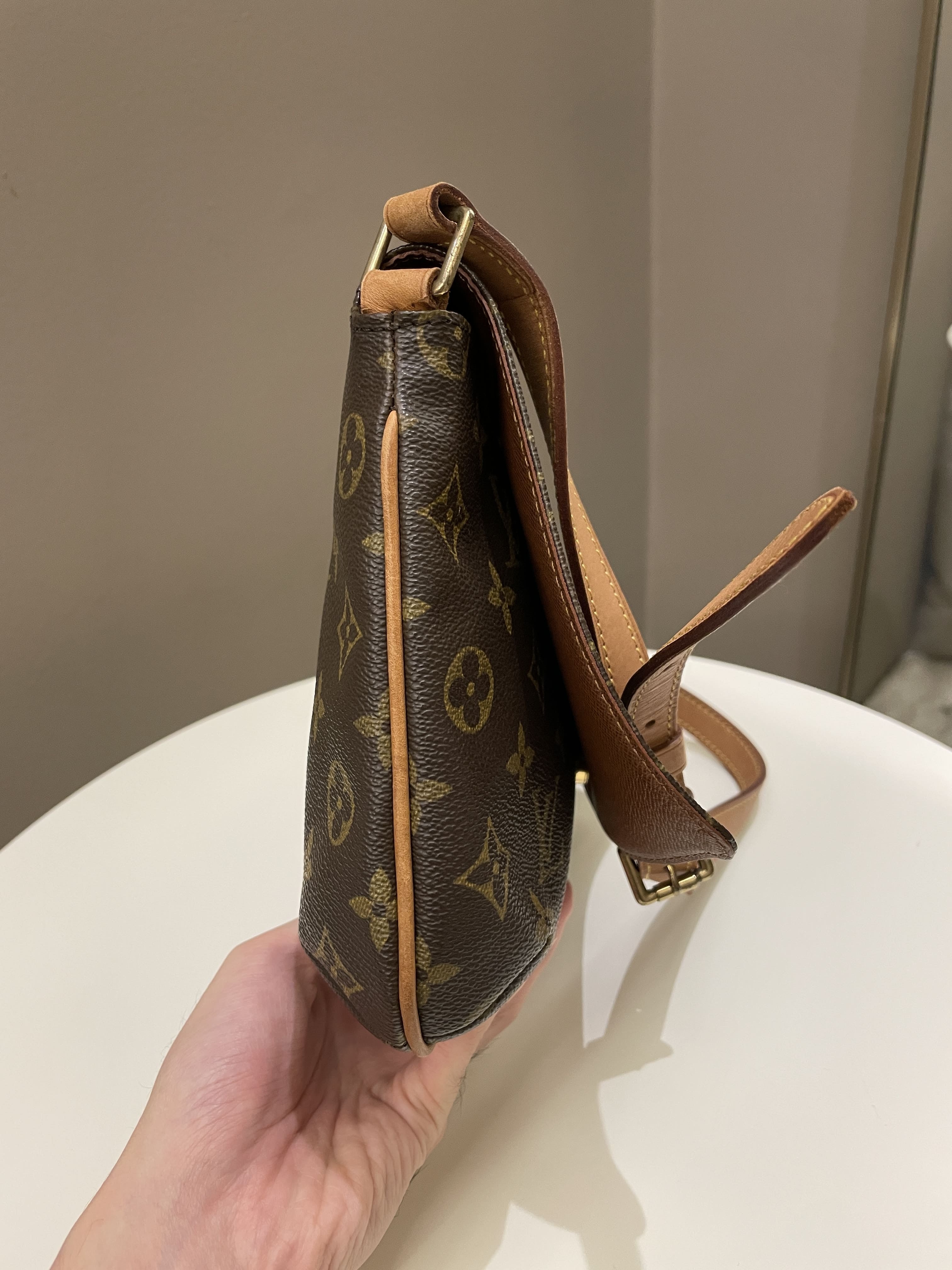 Louis Vuitton Musette Tango Shoulder Bag Monogram