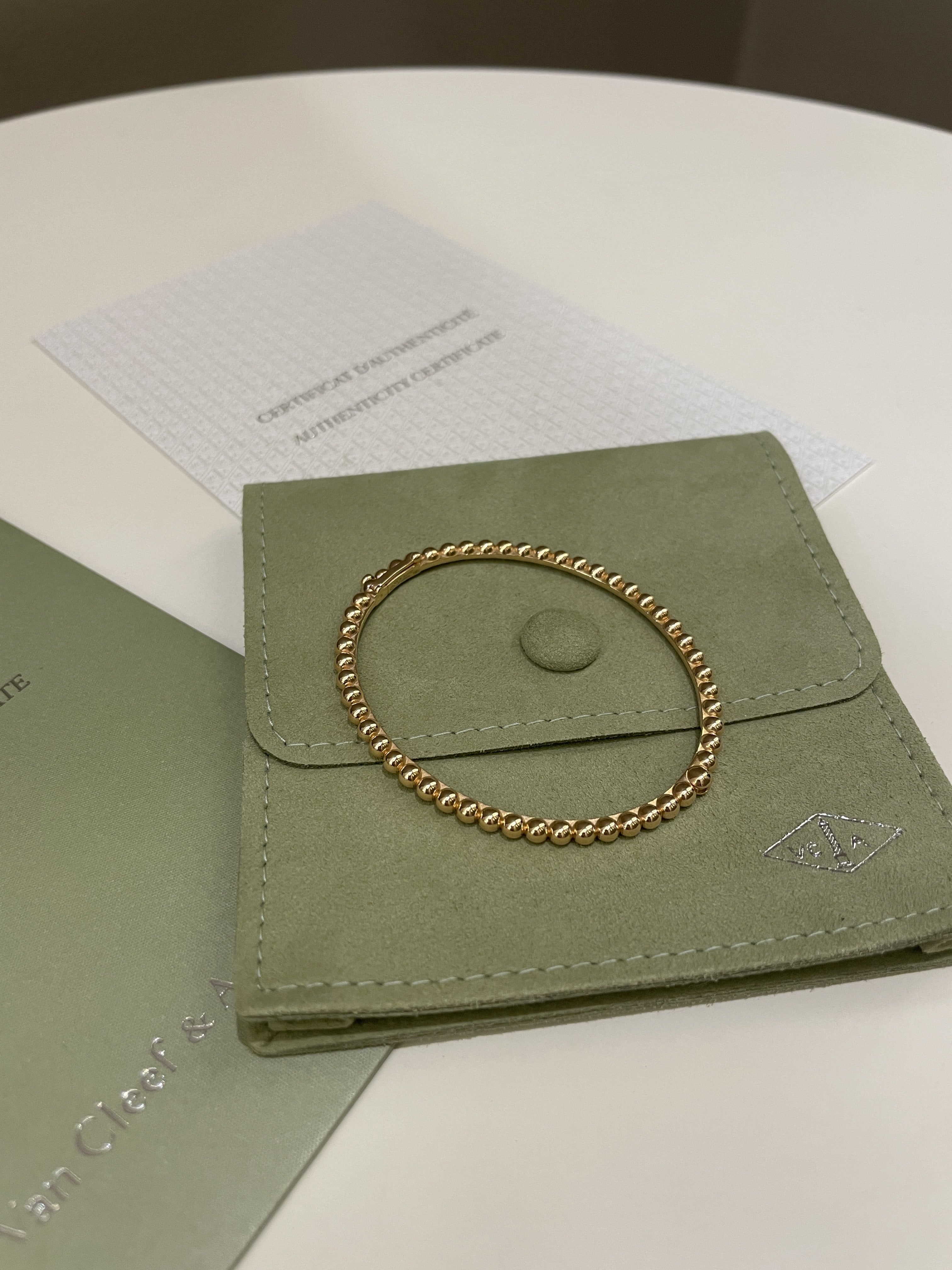 Van Cleef & Arpels Perlee Pearls of Gold Bracelet