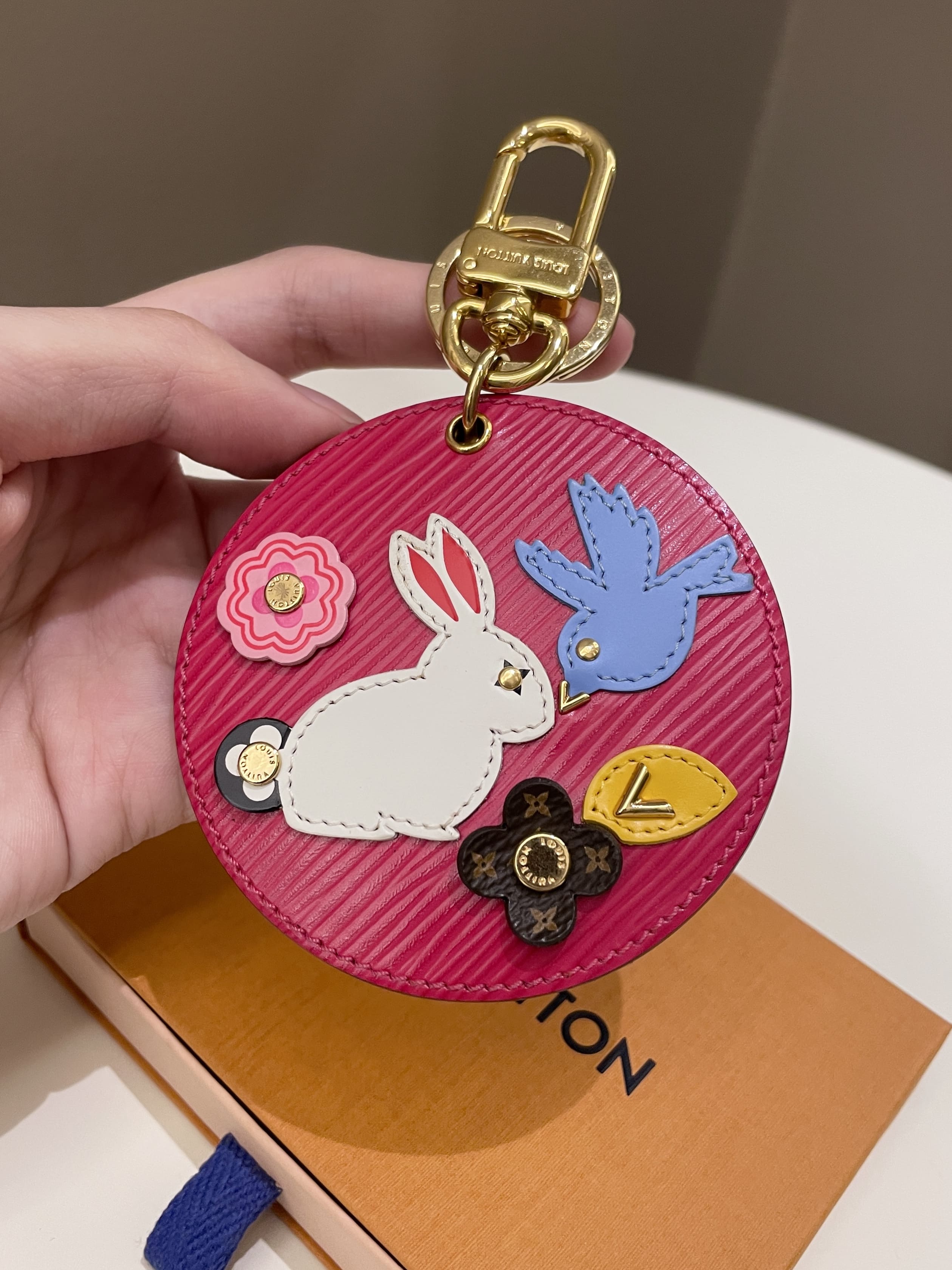 LV Rabbit Key Chain bag pendant