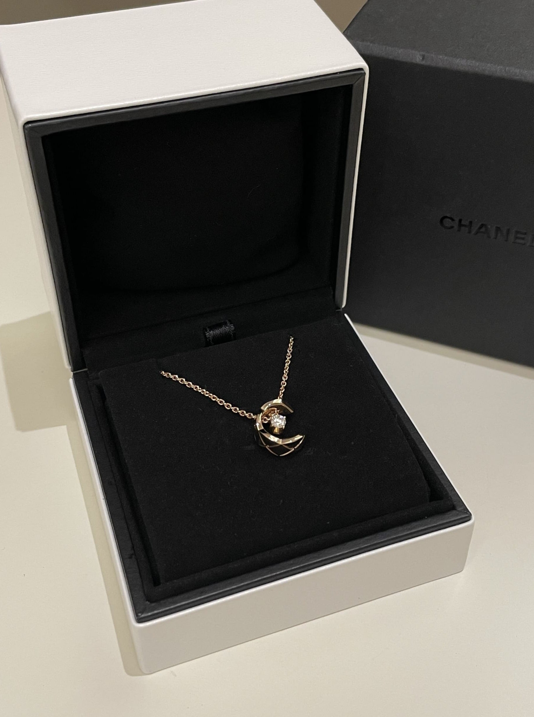 Chanel Coco Crush K18Pg Pink Gold Necklace | Chairish