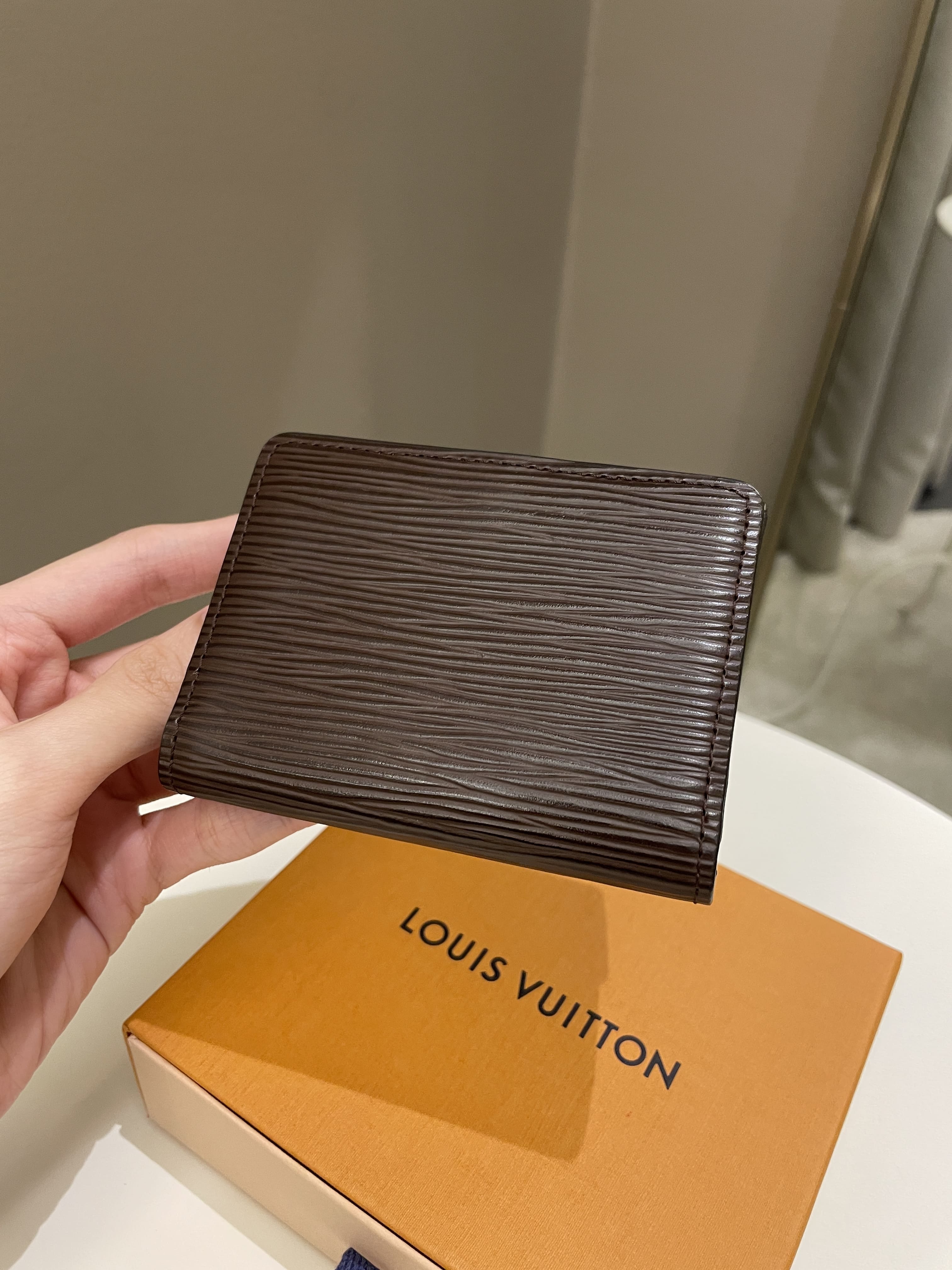 Shop Louis Vuitton Epi Leather Card Holder