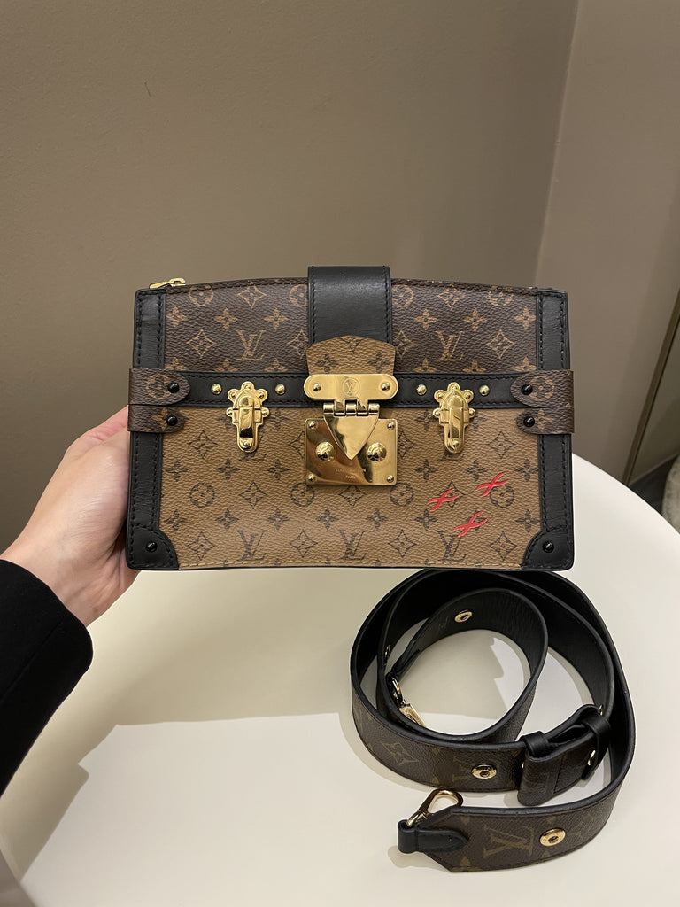 Louis Vuitton Trunk Clutch Reverse - Vintage Handbag