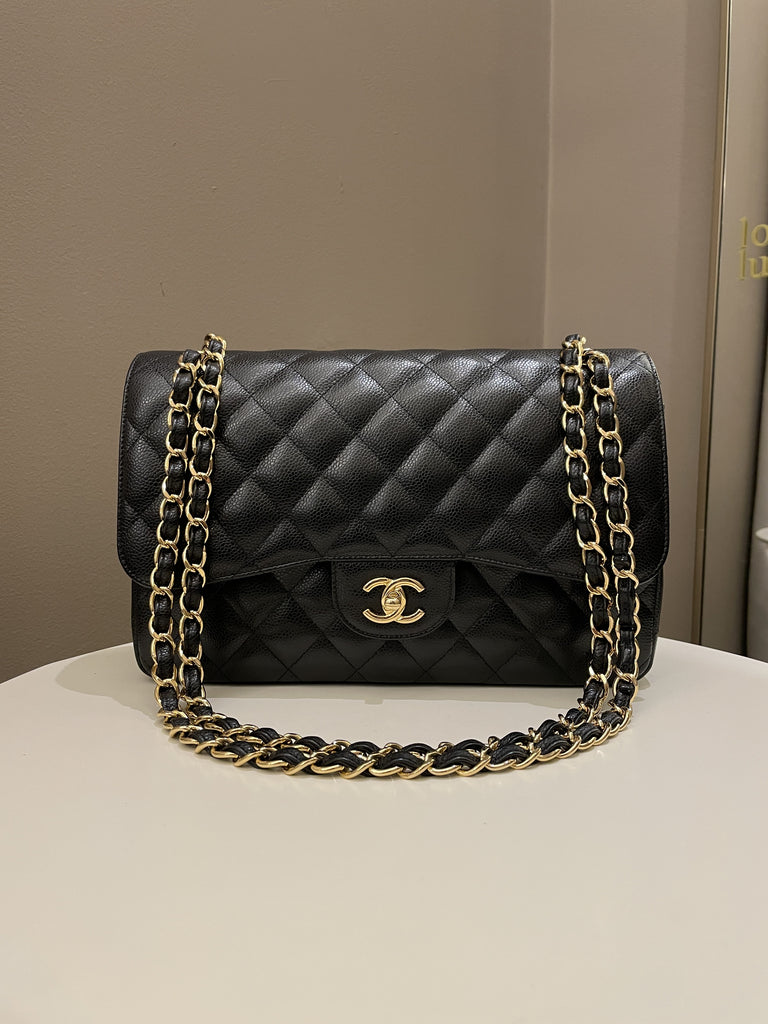 Chanel Caviar Skin Wood Chain Shoulder Bag — UFO No More
