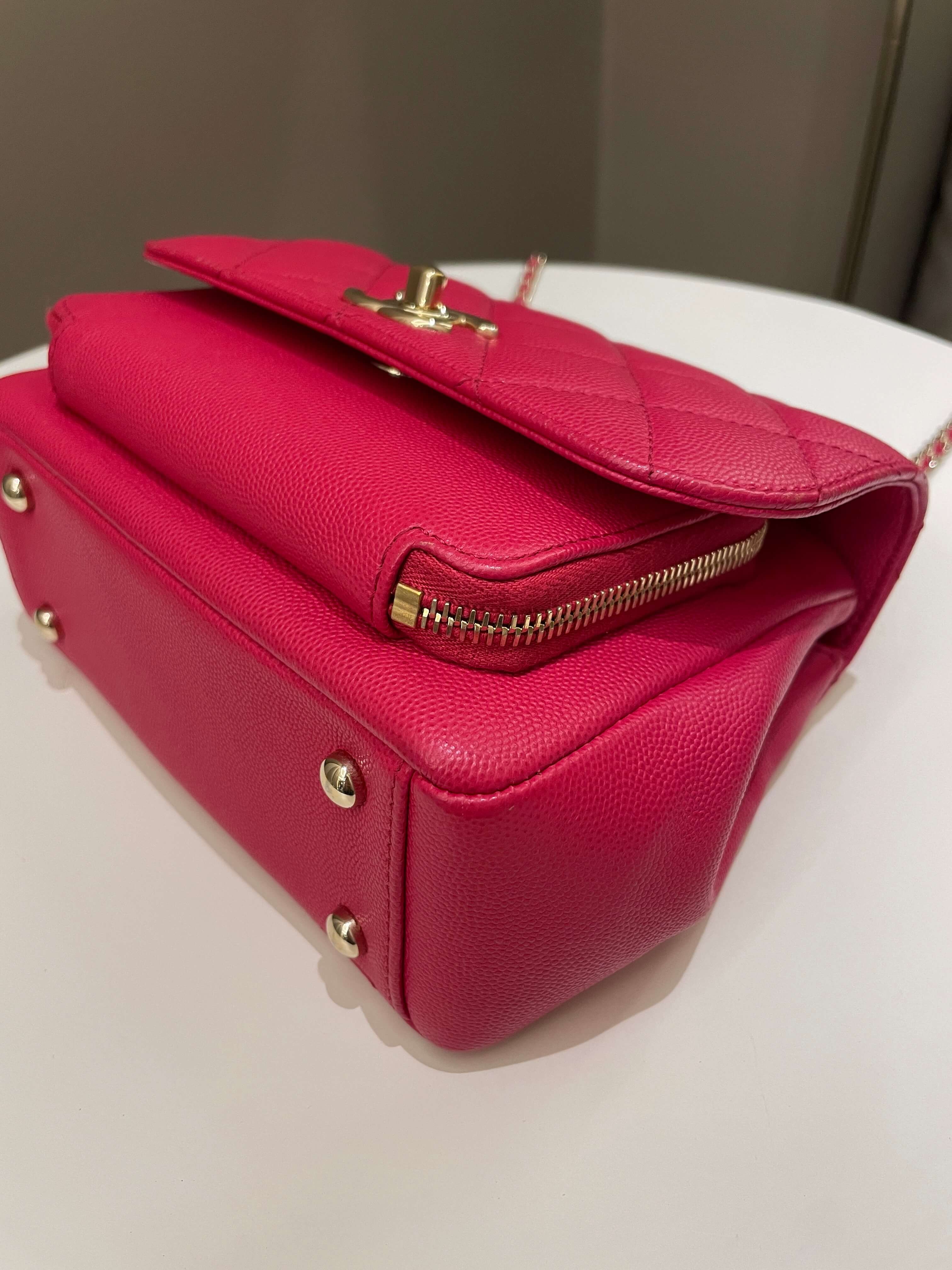 Chanel Business Affinity Flap Red Caviar