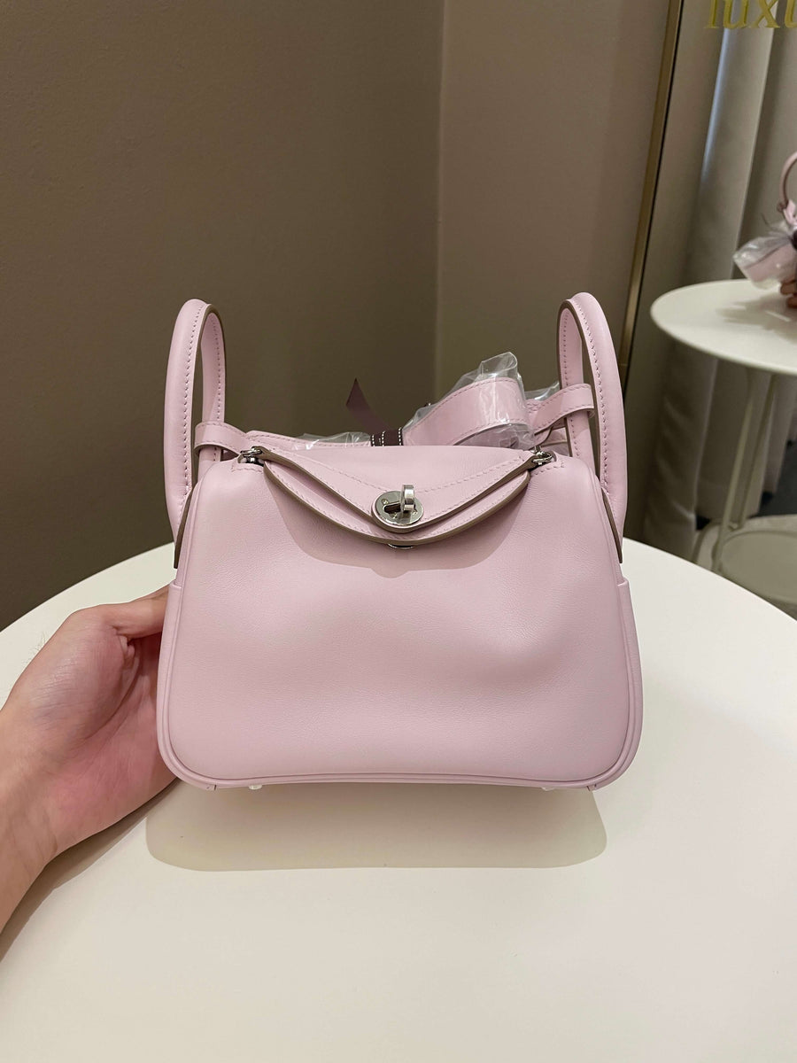 Hermes Mini Lindy Mauve Pale / Gold Swift – LOVELOTSLUXURY