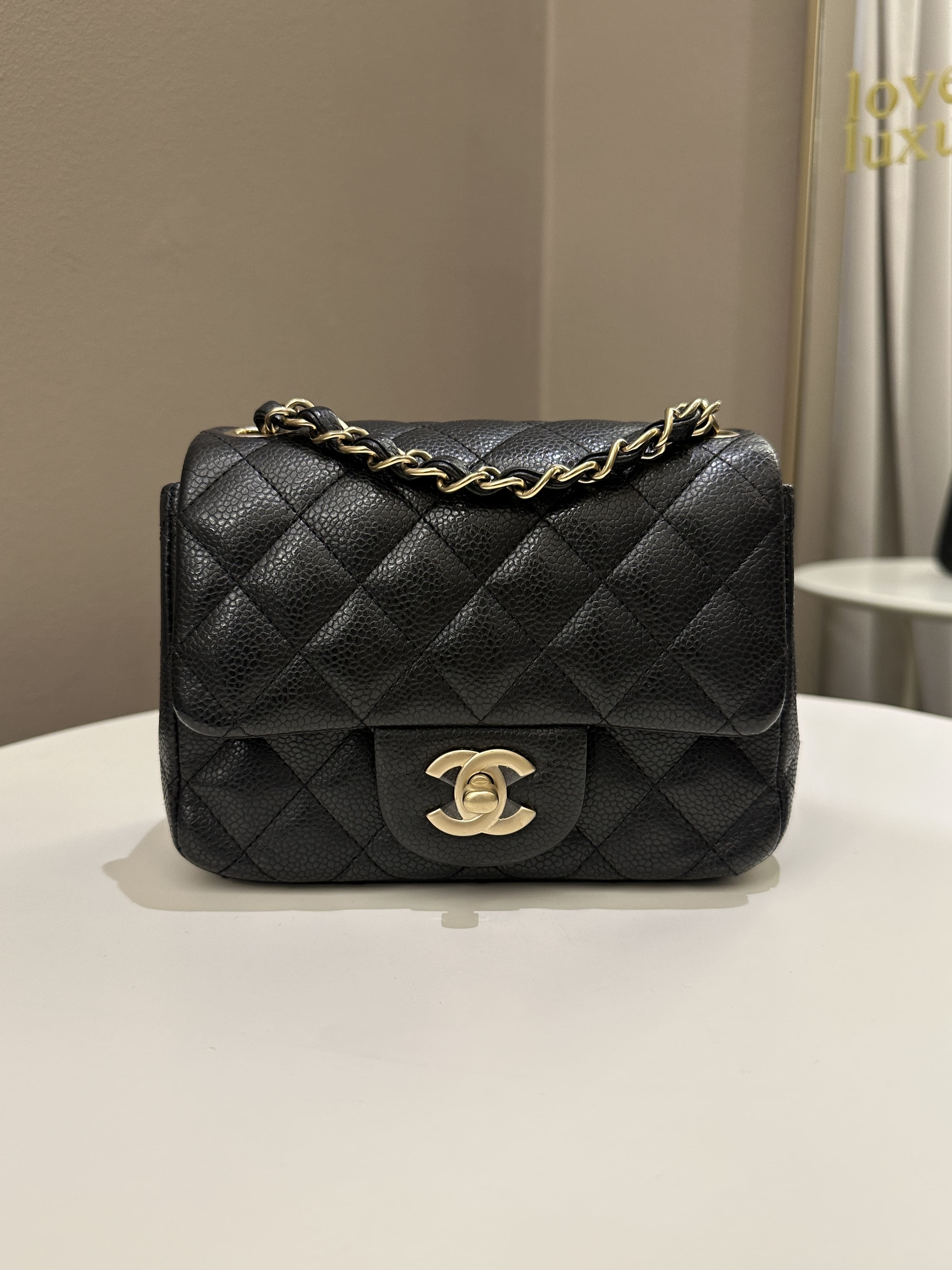 Chanel SO Black Lambskin Medium Classic Double Flap Bag Black Hardware   Madison Avenue Couture