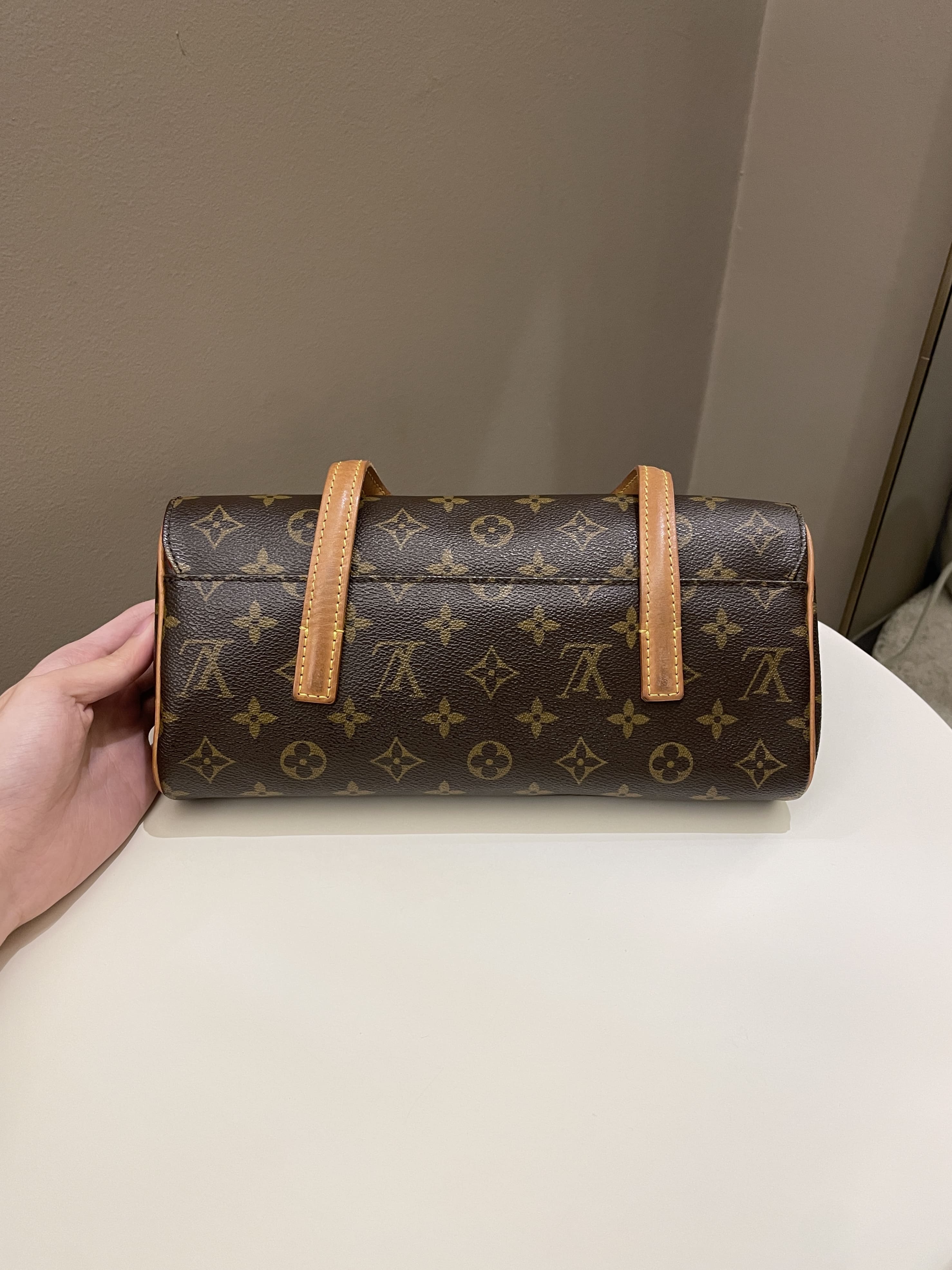 Brown Louis Vuitton Monogram Sonatine Handbag – Designer Revival