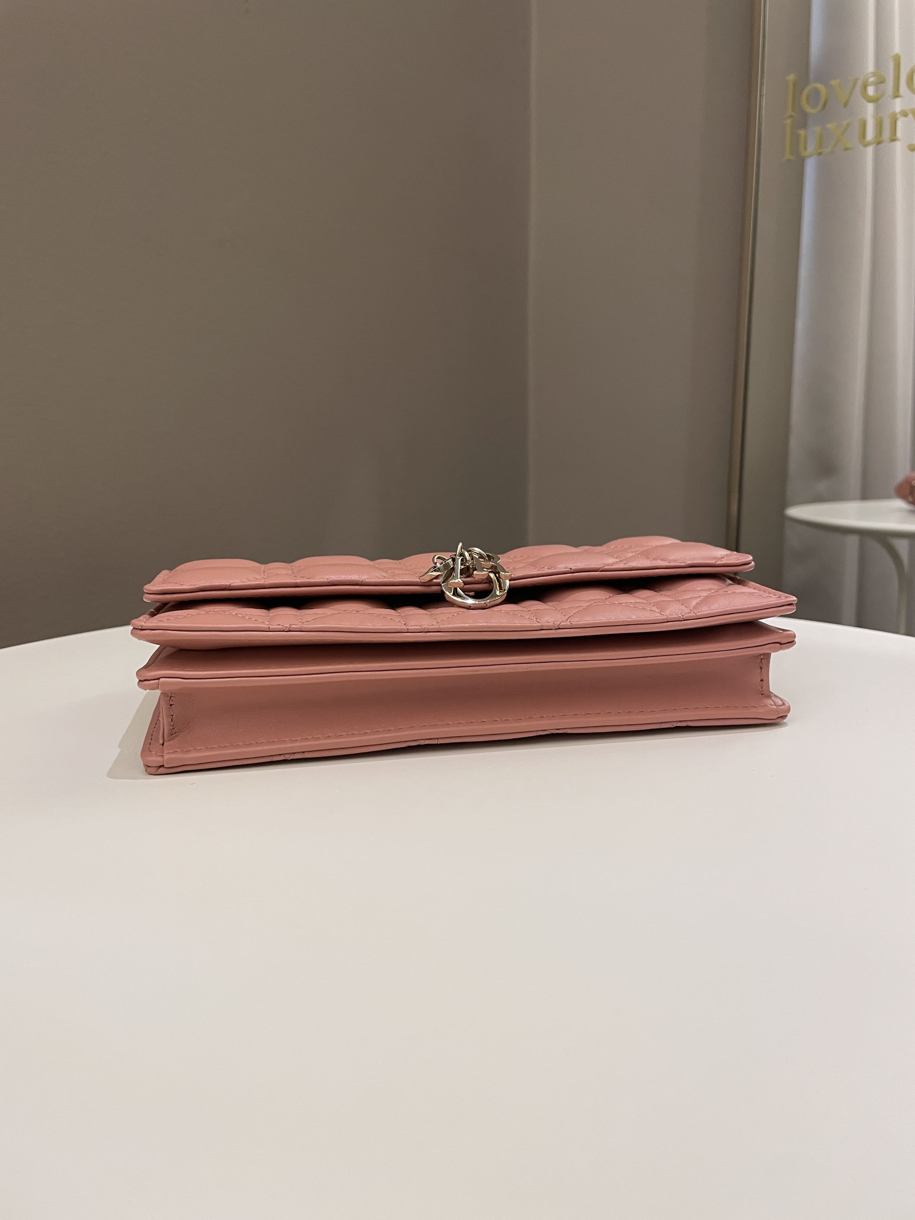 Dior Miss Mini Bag Rose Des Vents Lambskin