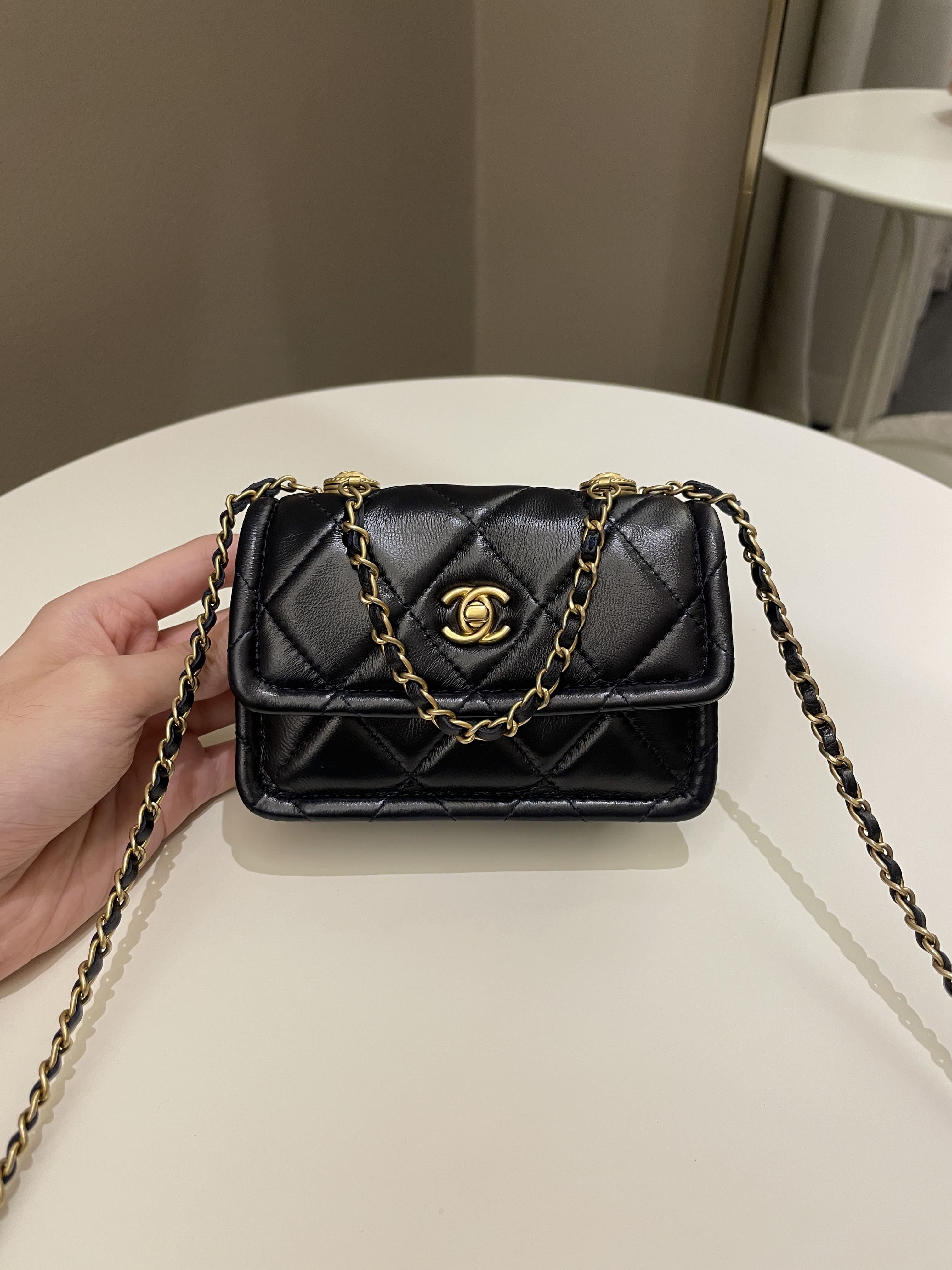 Chanel Quilted Clutch Chain Top Flap Dark Midnight – ＬＯＶＥＬＯＴＳＬＵＸＵＲＹ