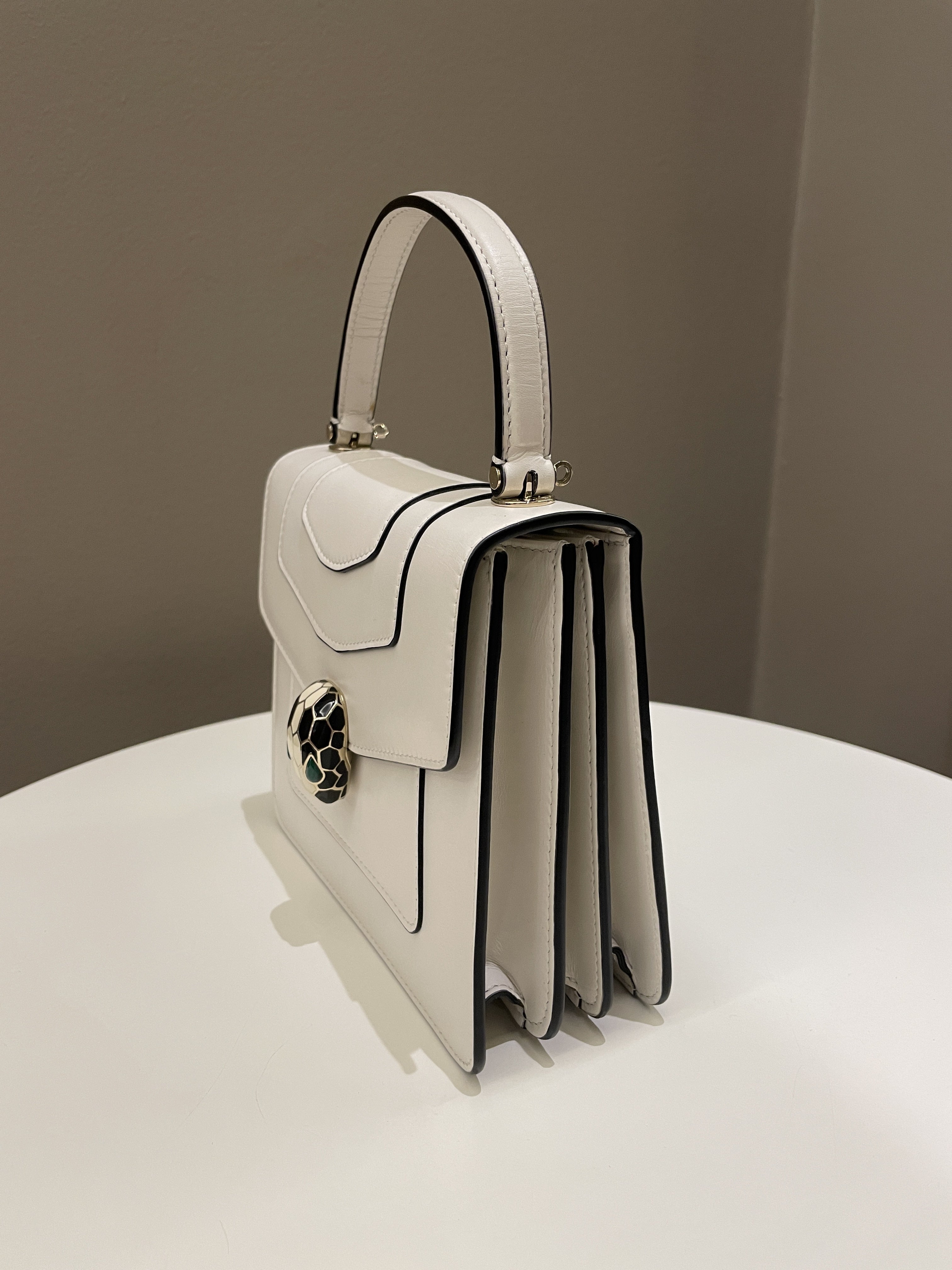 Bvlgari Sepenti Forever Bag
Ivory Calf Leather