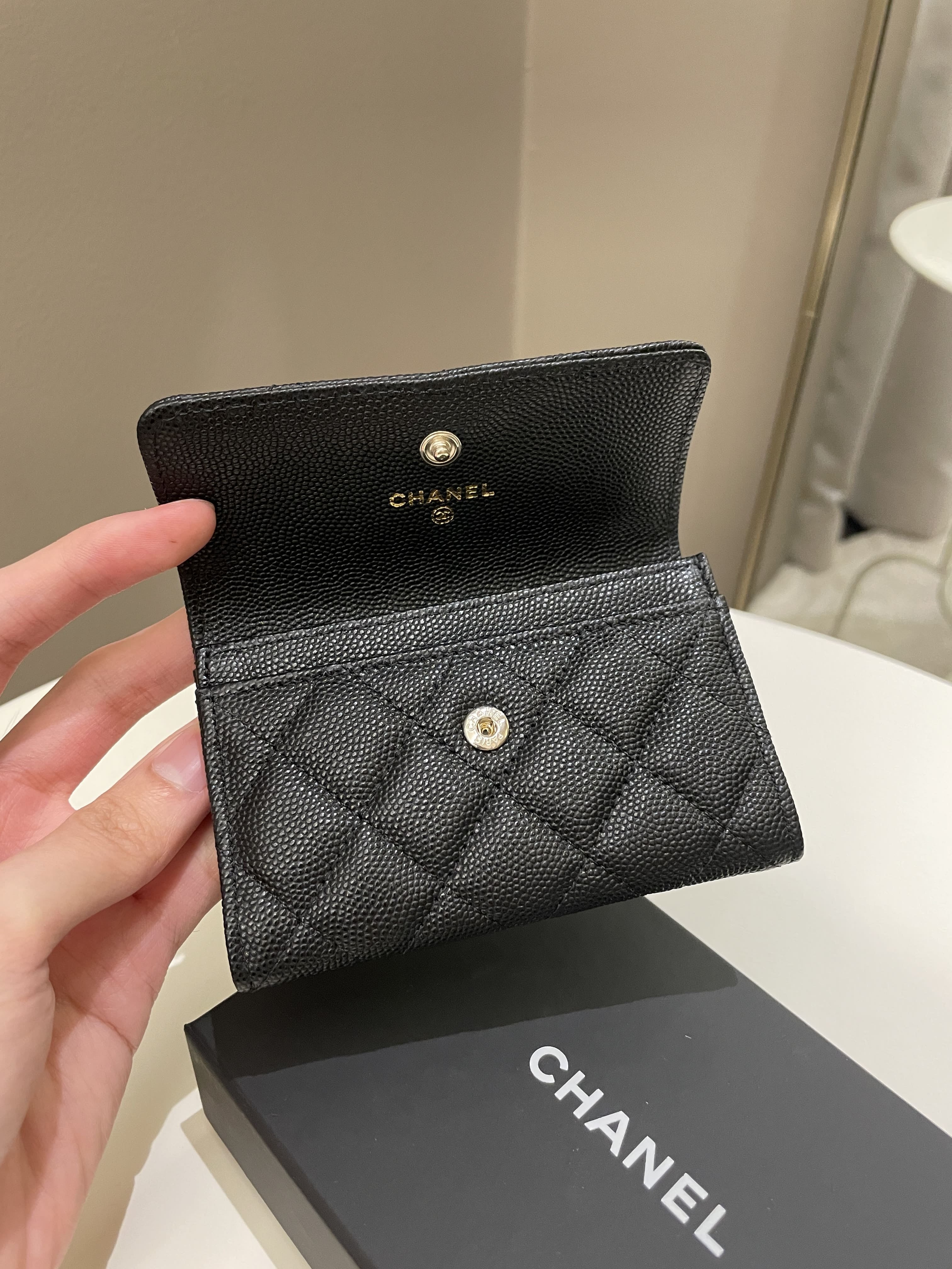 Chanel Cc Card Holder Black Rhinestones – ＬＯＶＥＬＯＴＳＬＵＸＵＲＹ