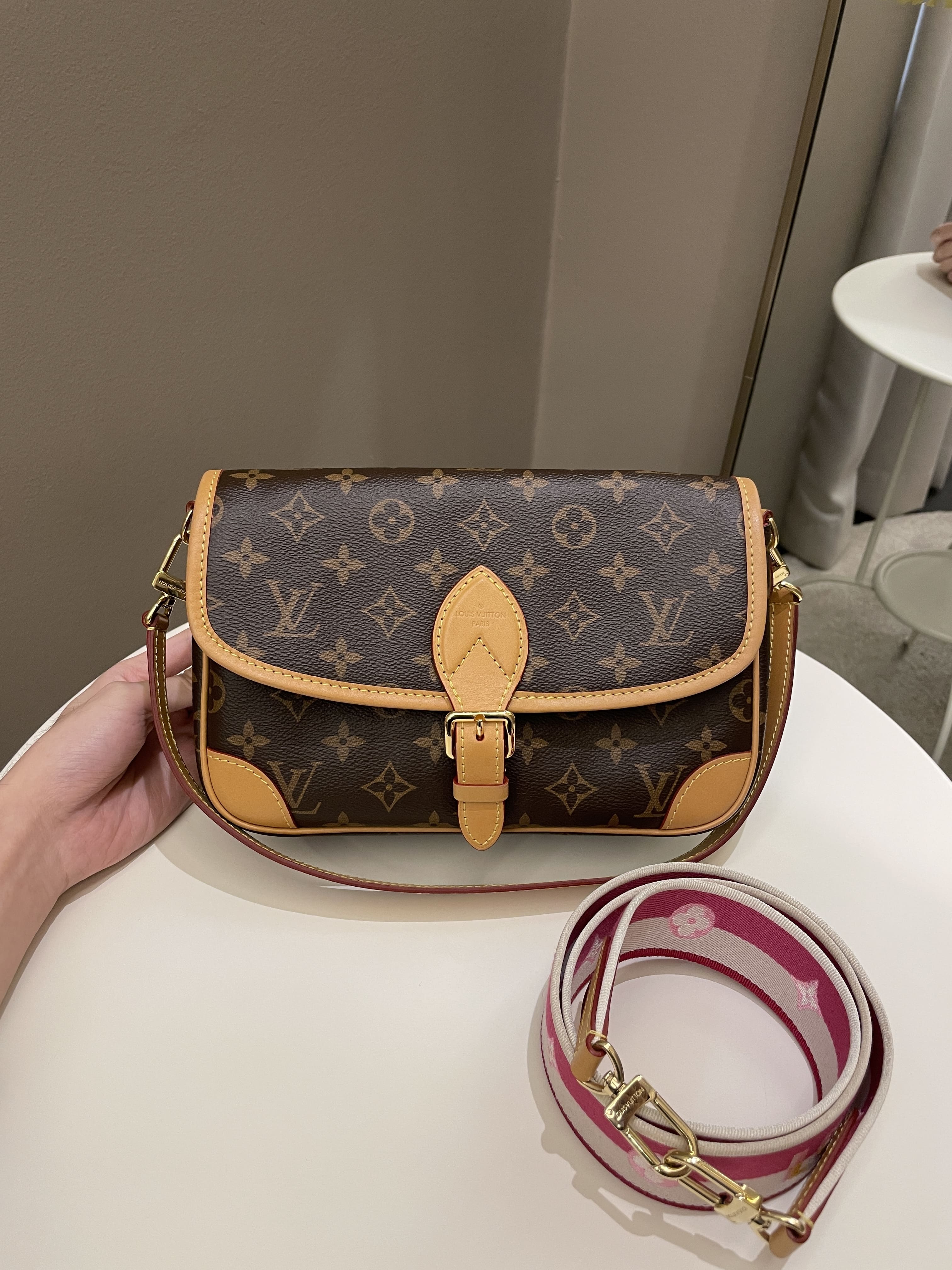 Louis Vuitton Monogram Diane PM - Brown Crossbody Bags, Handbags
