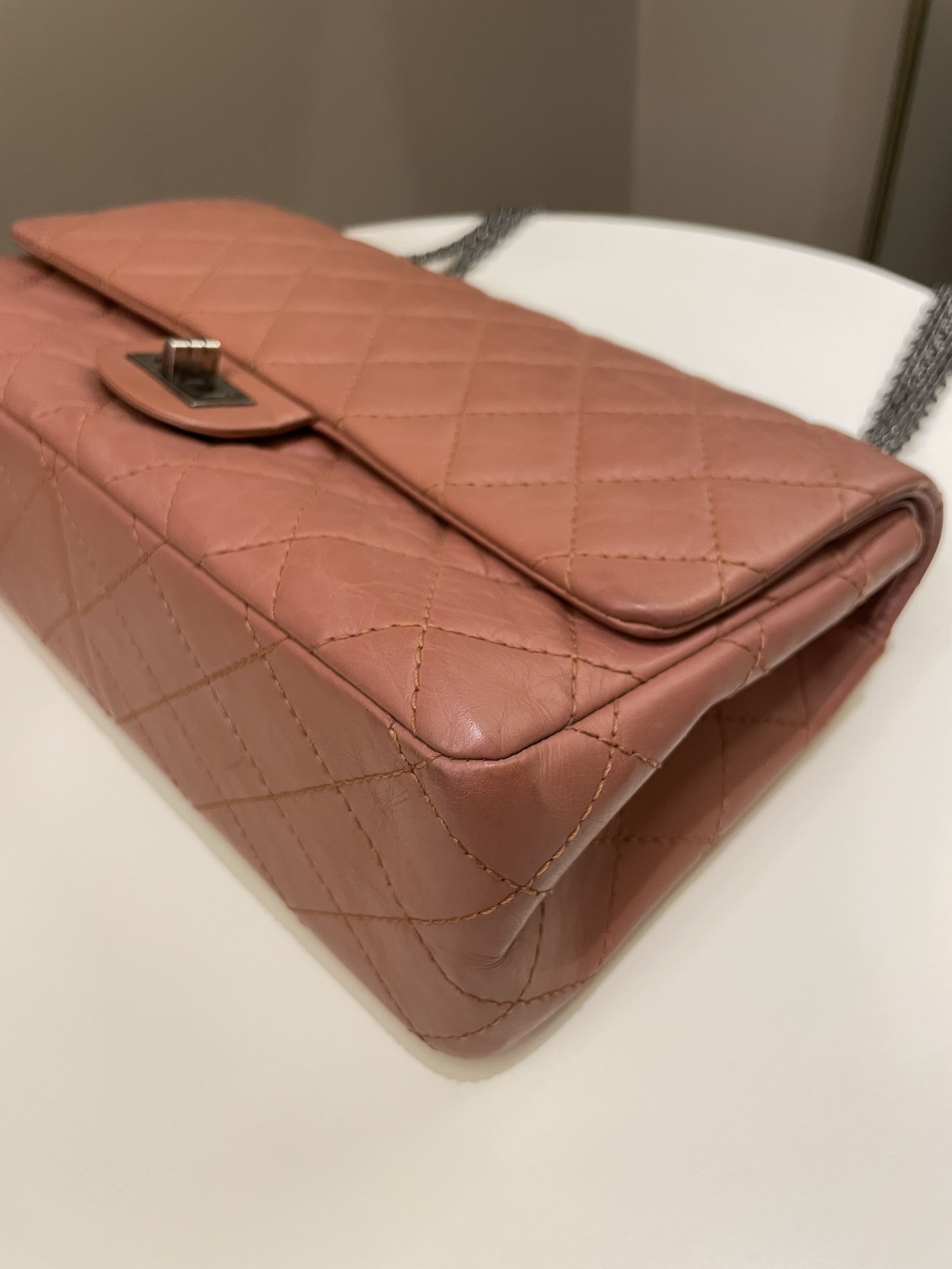Chanel 2.55 226 Quilted Reissue Double Flap Brick Aged Calfskin