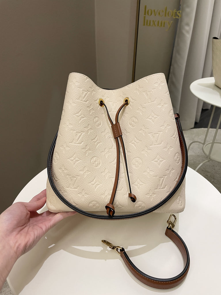 Replica Louis Vuitton Empreinte V Tote Bag Cream 
