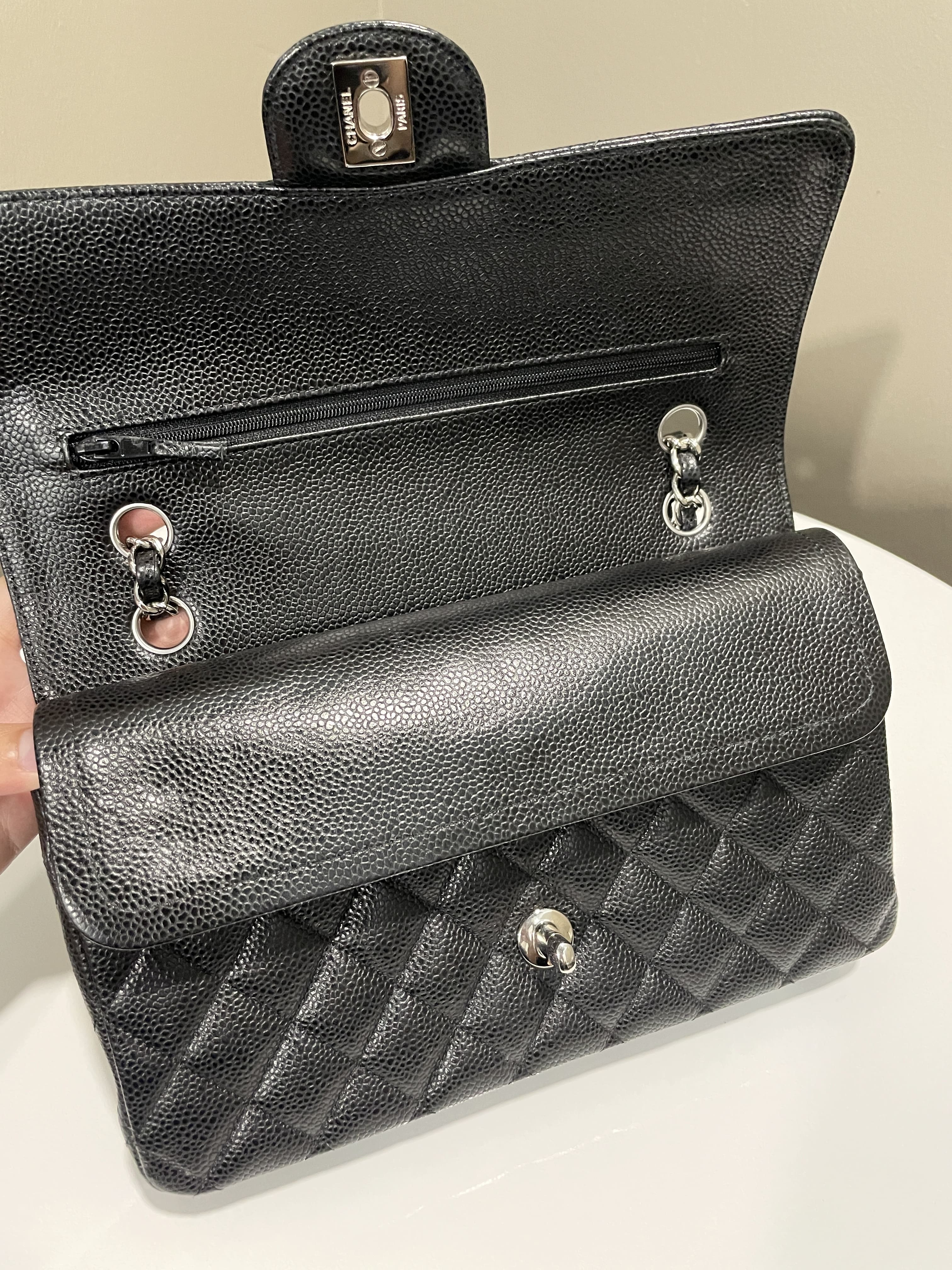 Chanel Classic Quilted Medium Double Flap
Black Caviar