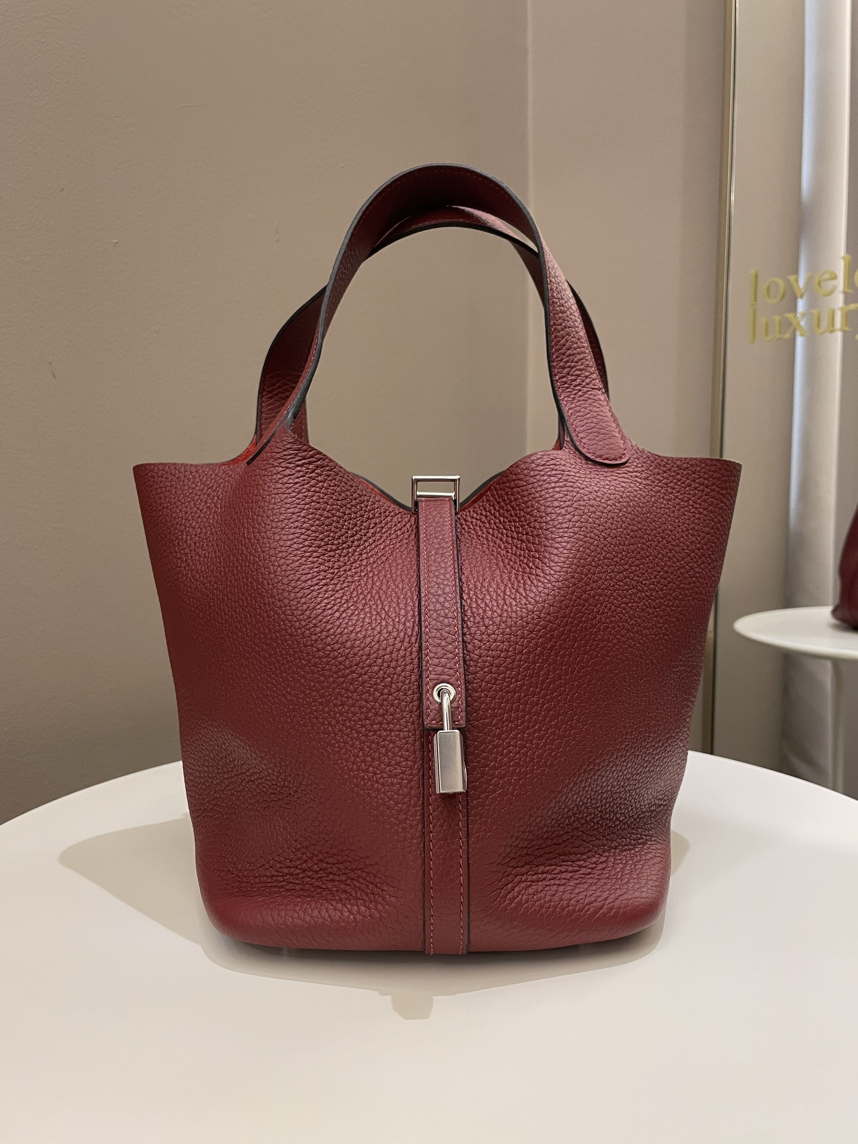 Hermes Picotin Lock 22 Rouge H Clemence
