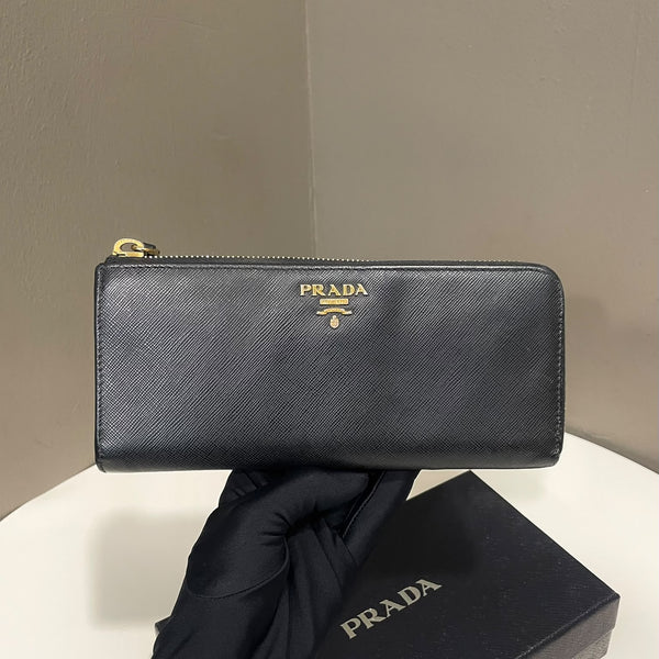 Prada Zip Around Wallet