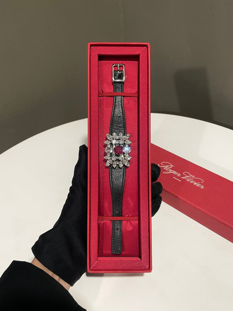 Roger Vivier Brochamour Bracelet Black